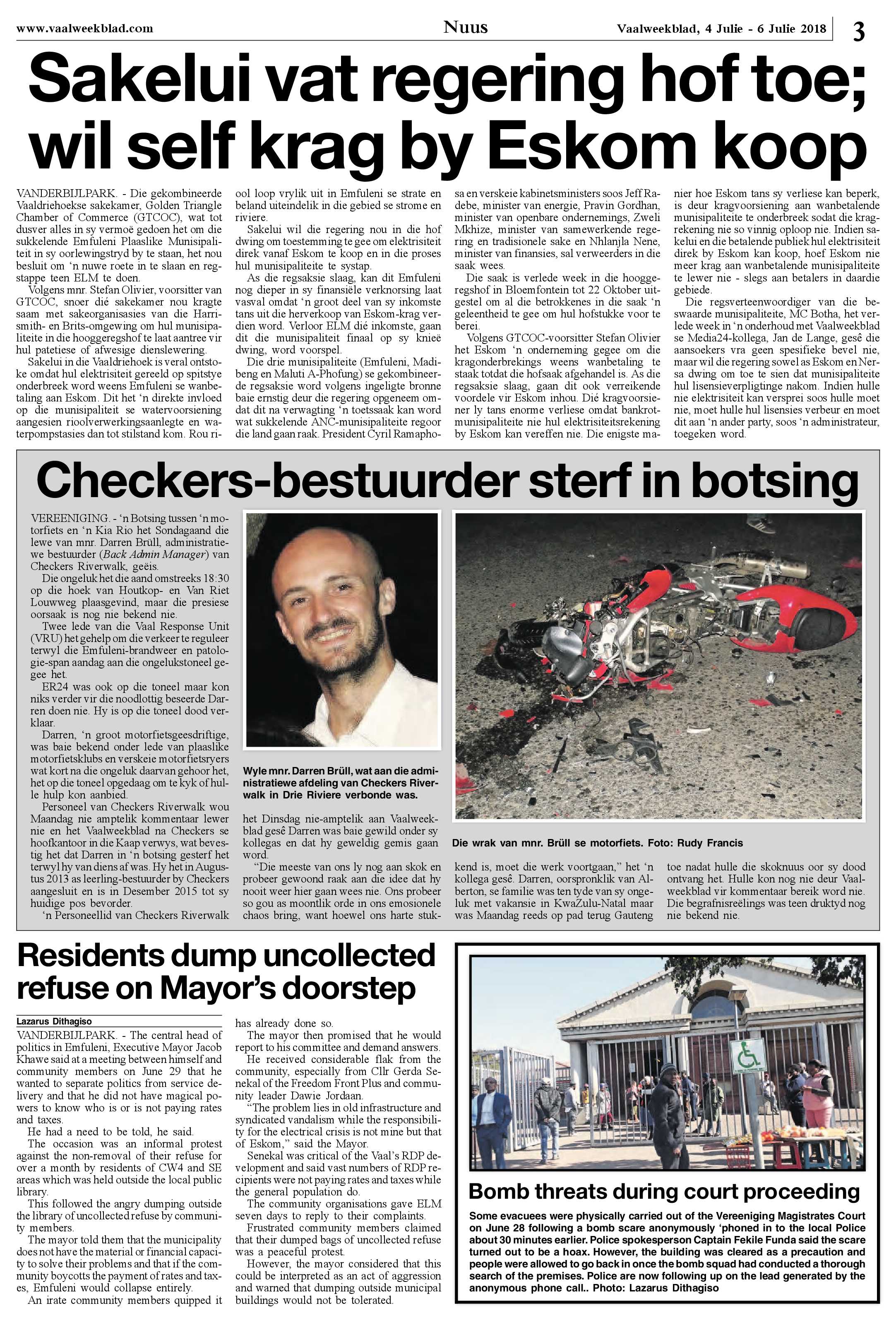 Vaalweekblad 4 – 6 Julie 208 page 3