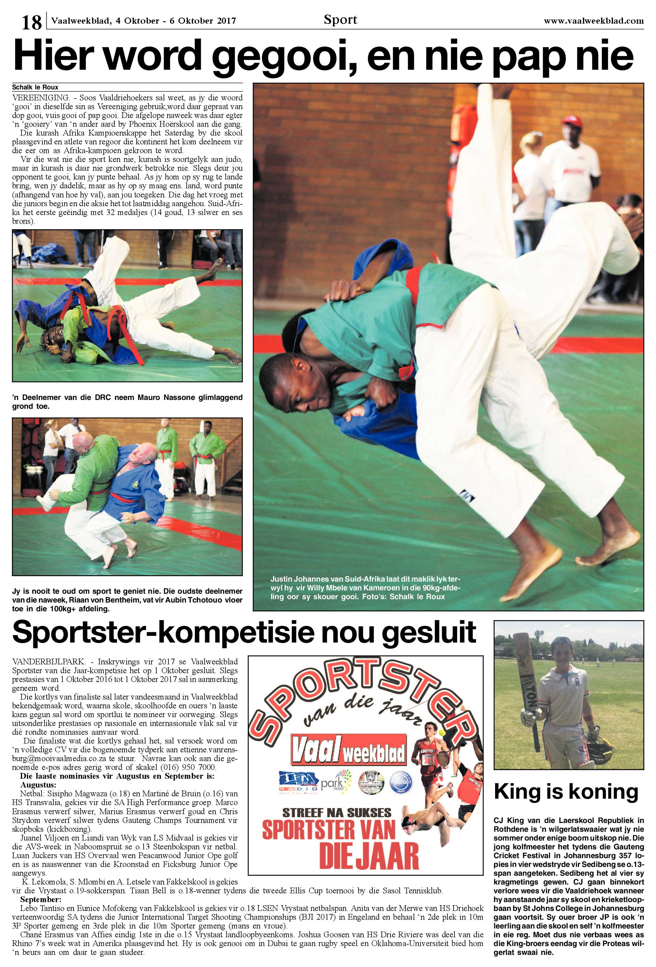 Vaalweekblad 4 – 6 Oktober 2017 page 18