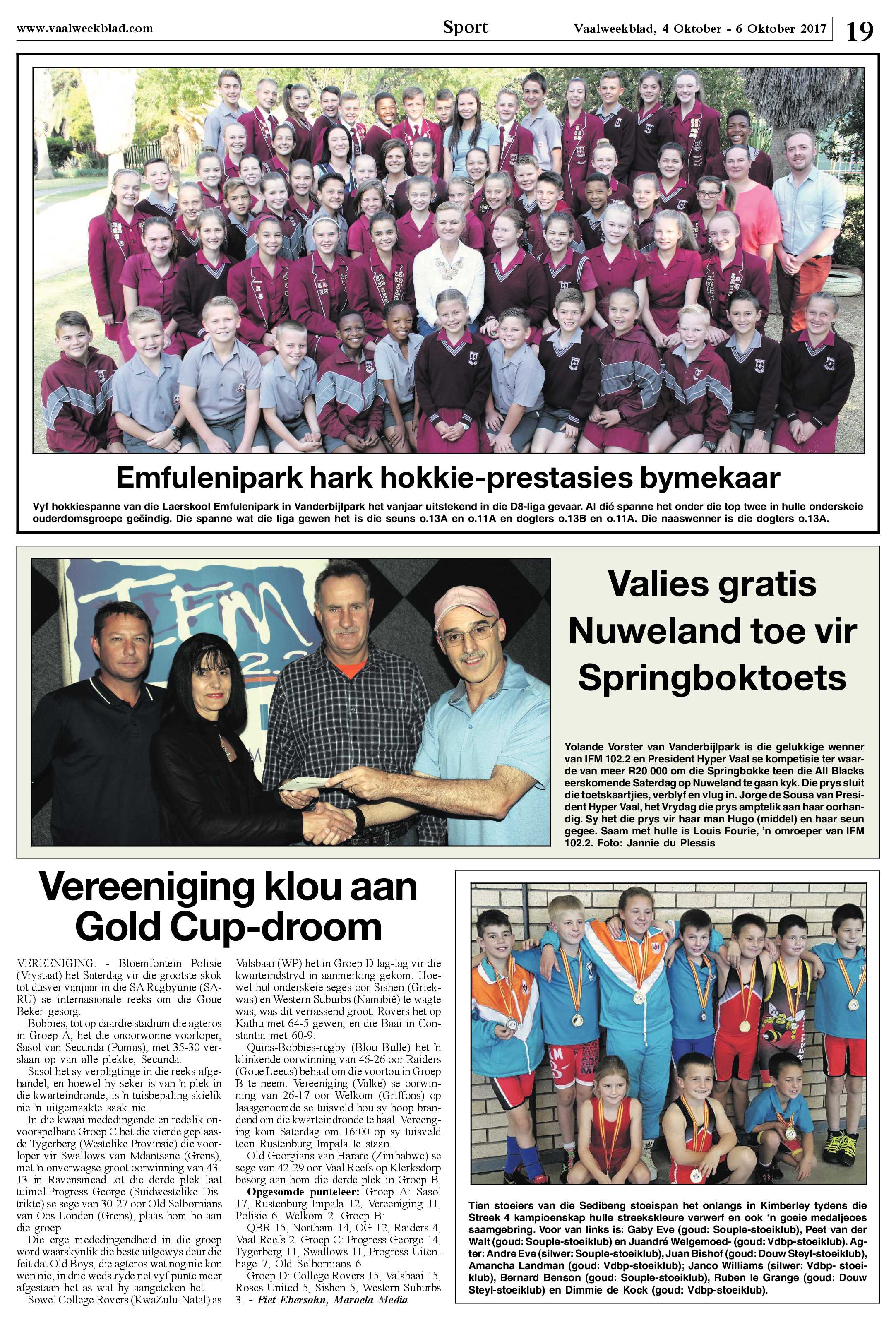 Vaalweekblad 4 – 6 Oktober 2017 page 19