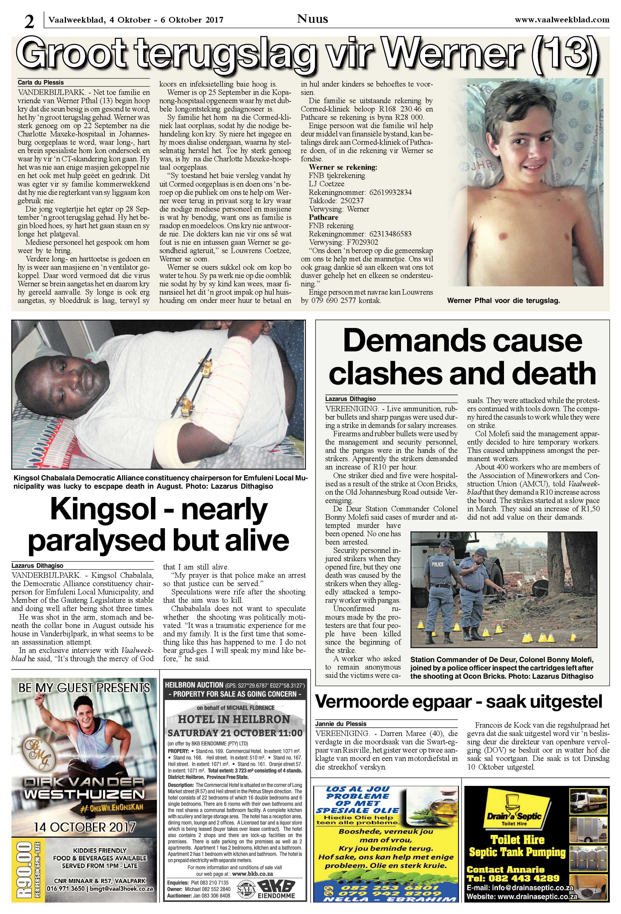 Vaalweekblad 4 – 6 Oktober 2017 page 2