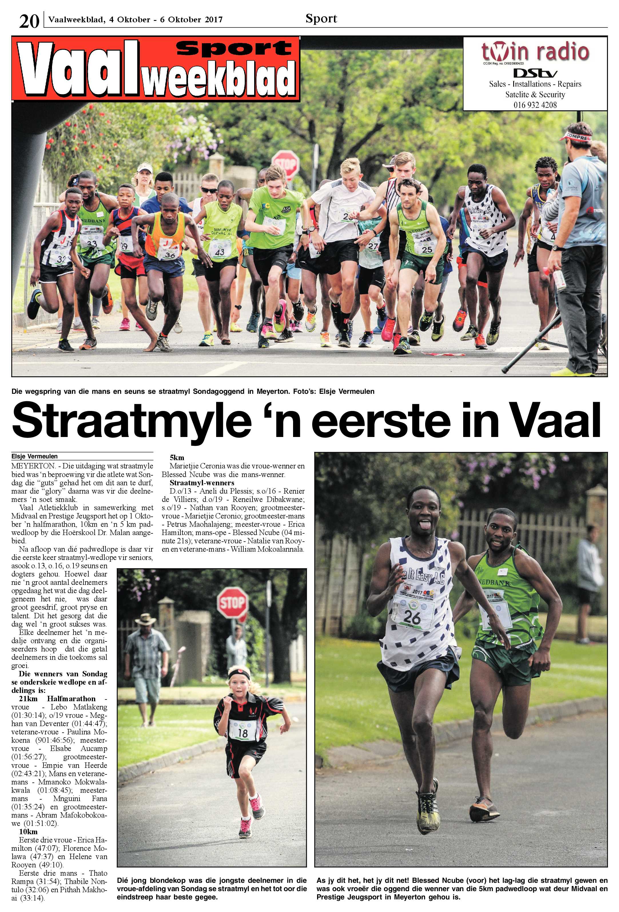 Vaalweekblad 4 – 6 Oktober 2017 page 20