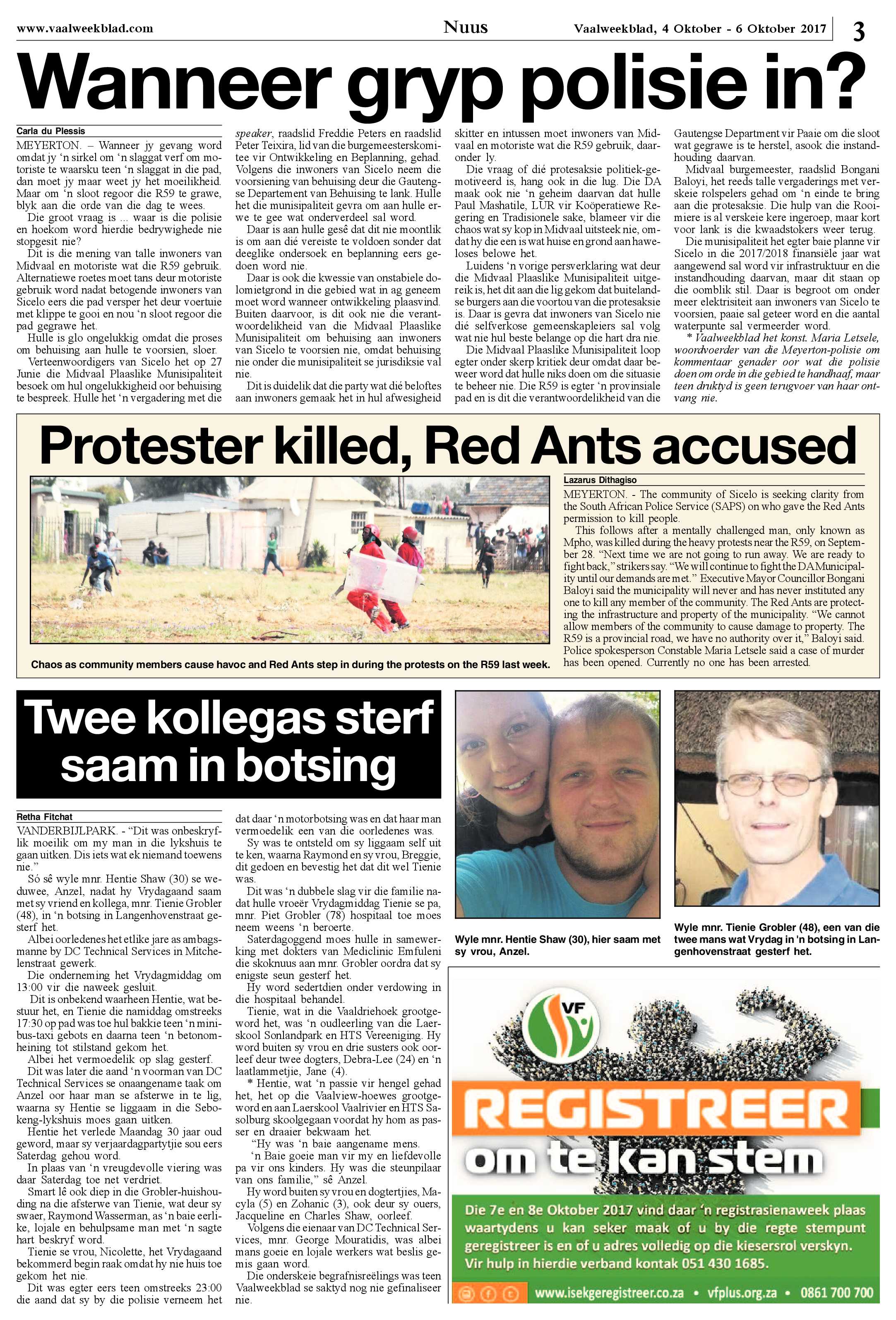 Vaalweekblad 4 – 6 Oktober 2017 page 3