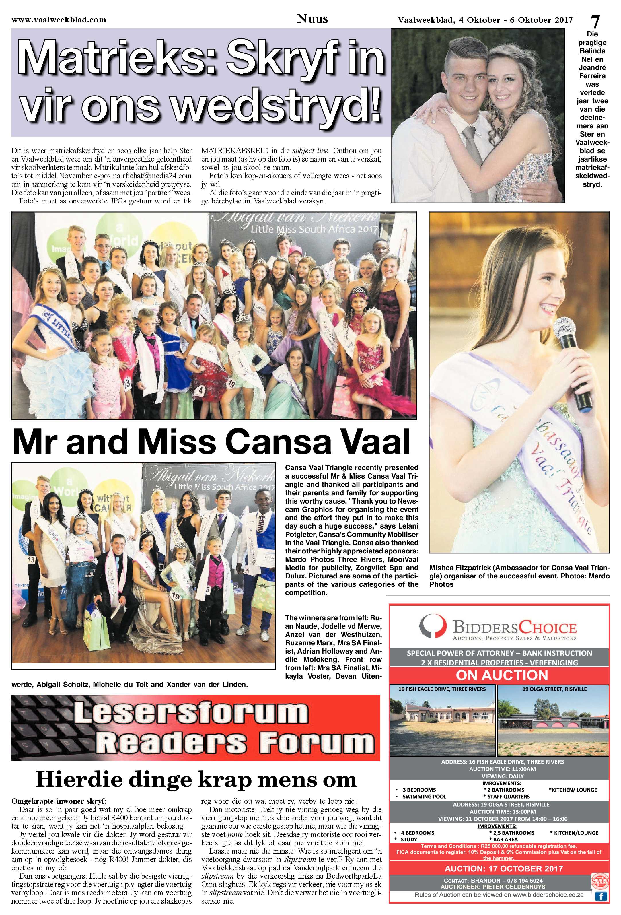 Vaalweekblad 4 – 6 Oktober 2017 page 7