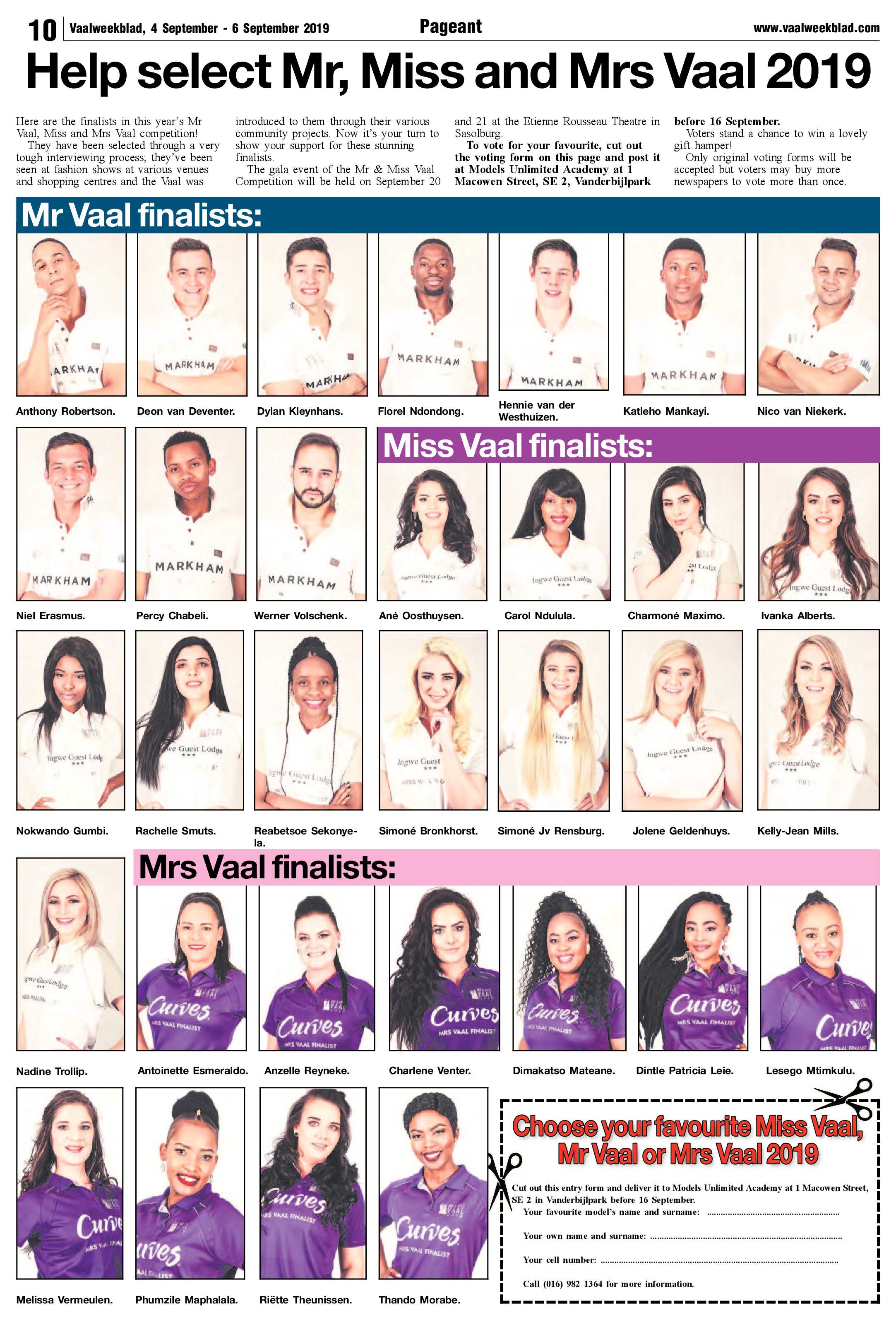 Vaalweekblad 4 – 6 September 2019 page 10