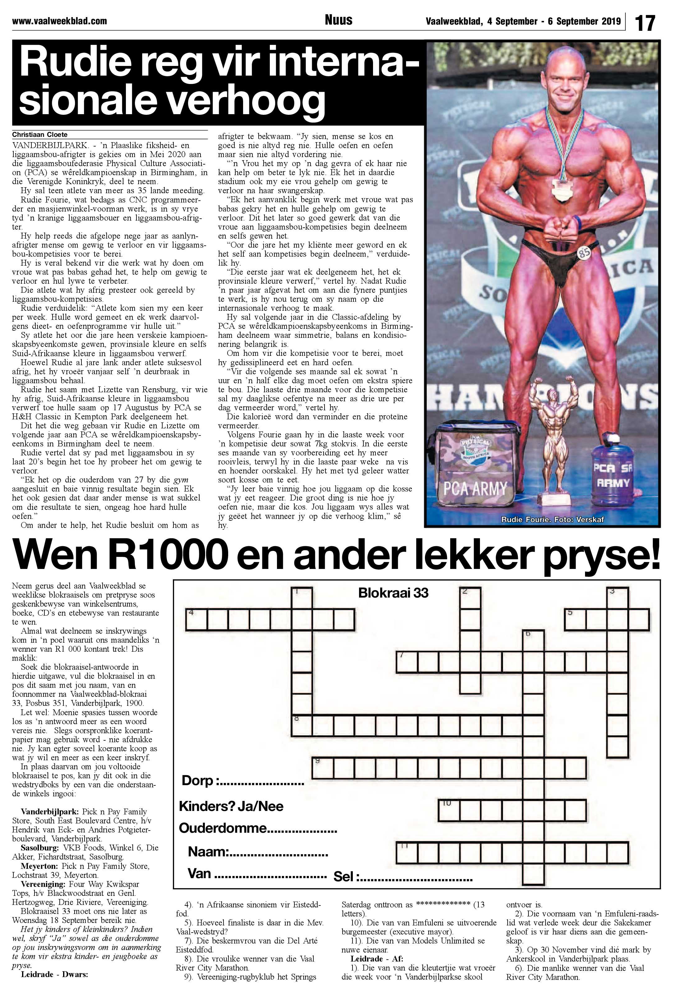 Vaalweekblad 4 – 6 September 2019 page 17