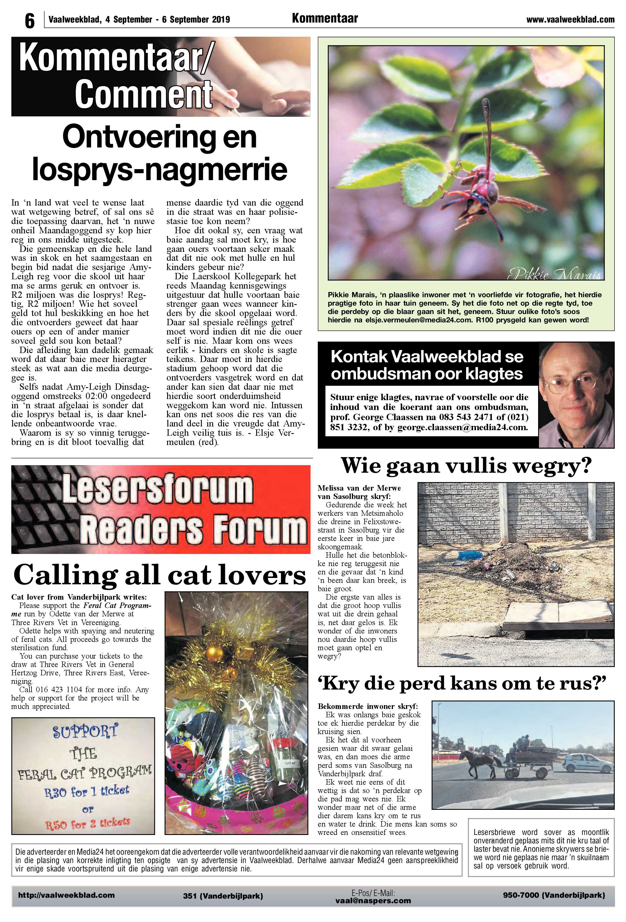 Vaalweekblad 4 – 6 September 2019 page 6