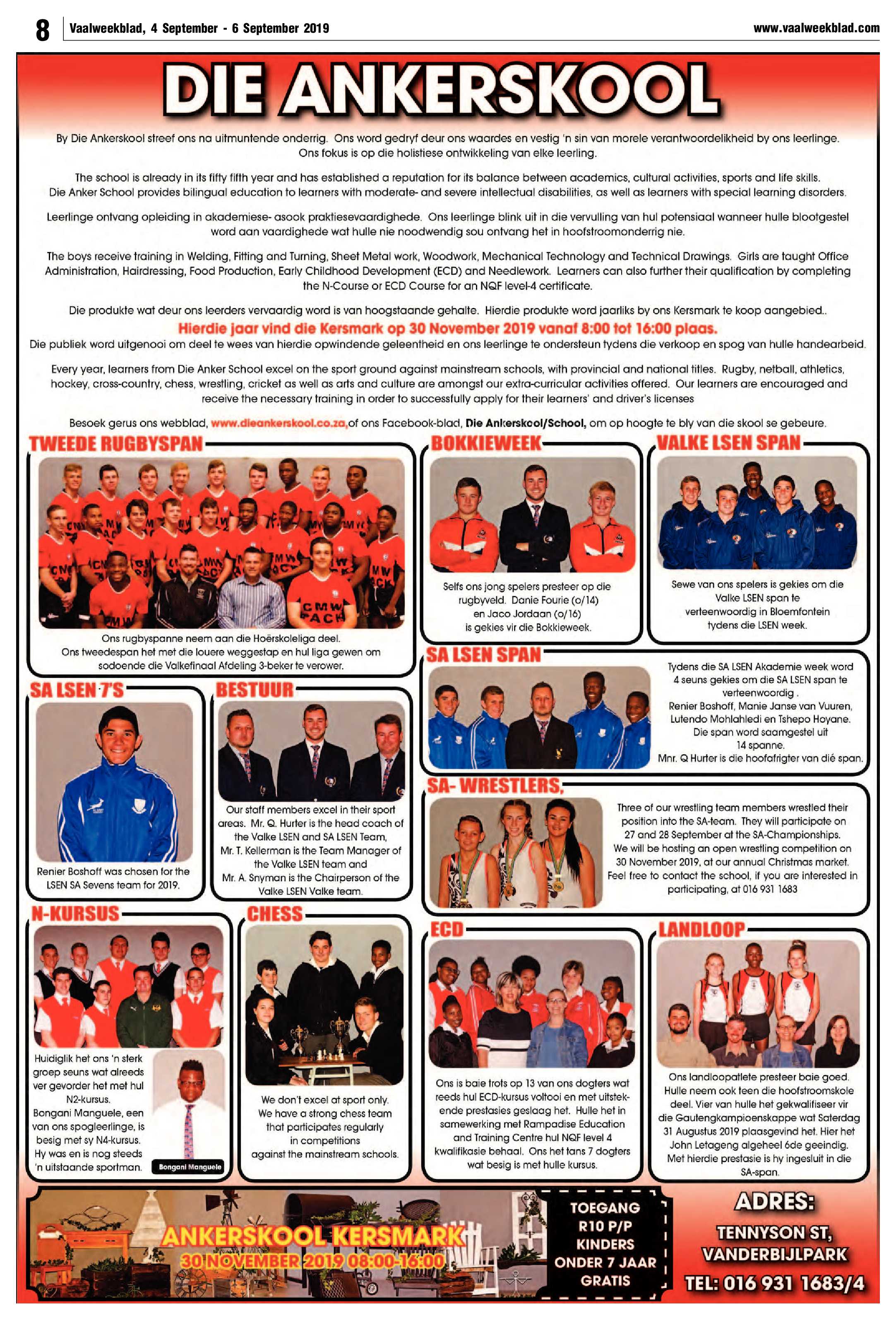 Vaalweekblad 4 – 6 September 2019 page 8
