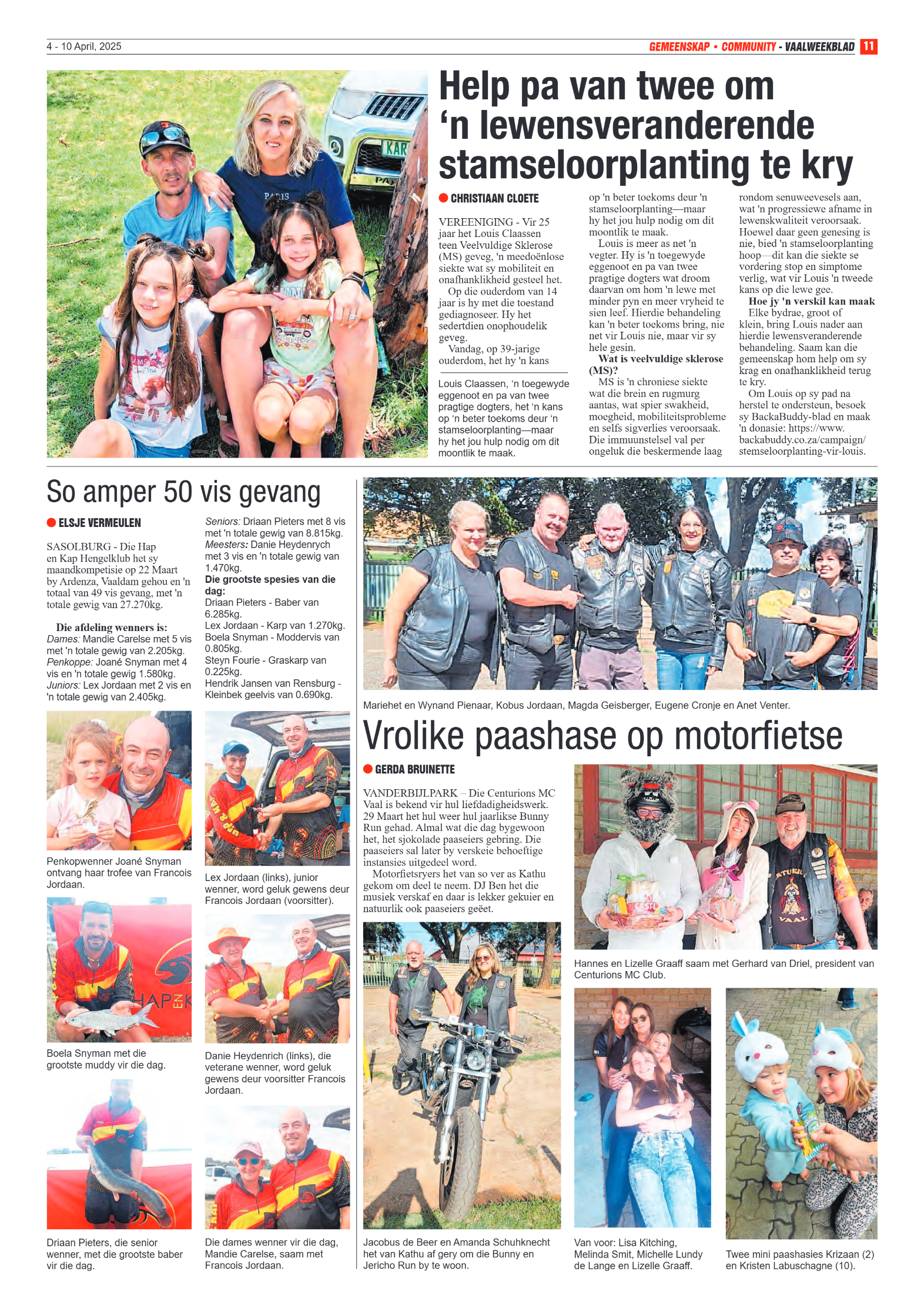 Vaalweekblad 4 – 10 April, 2025 page 11