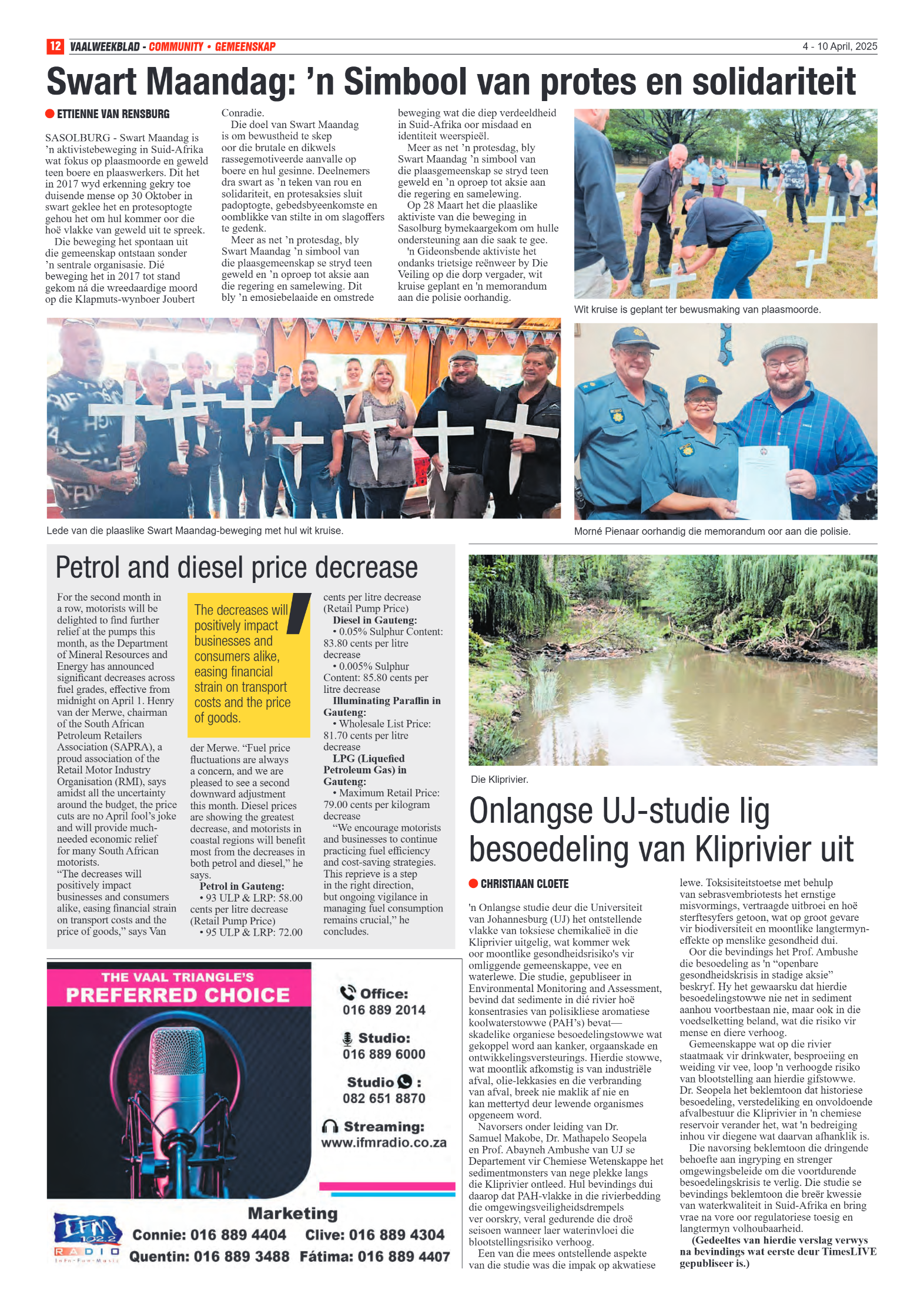 Vaalweekblad 4 – 10 April, 2025 page 12