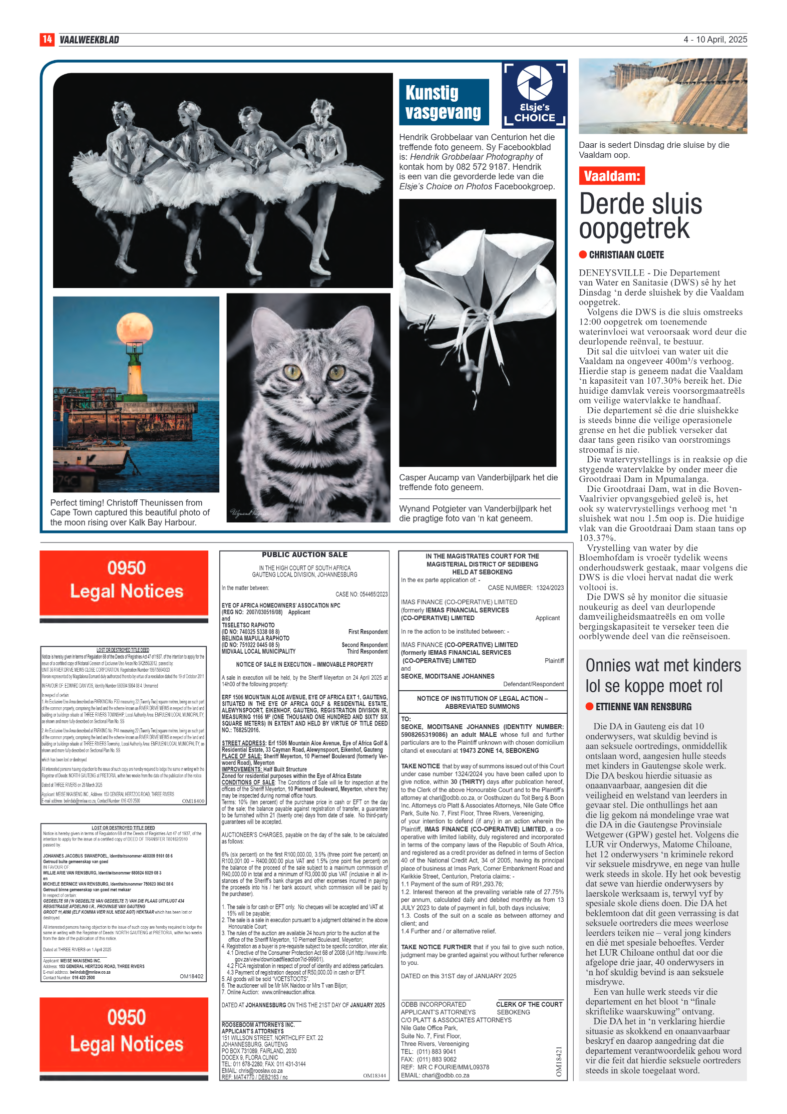Vaalweekblad 4 – 10 April, 2025 page 14
