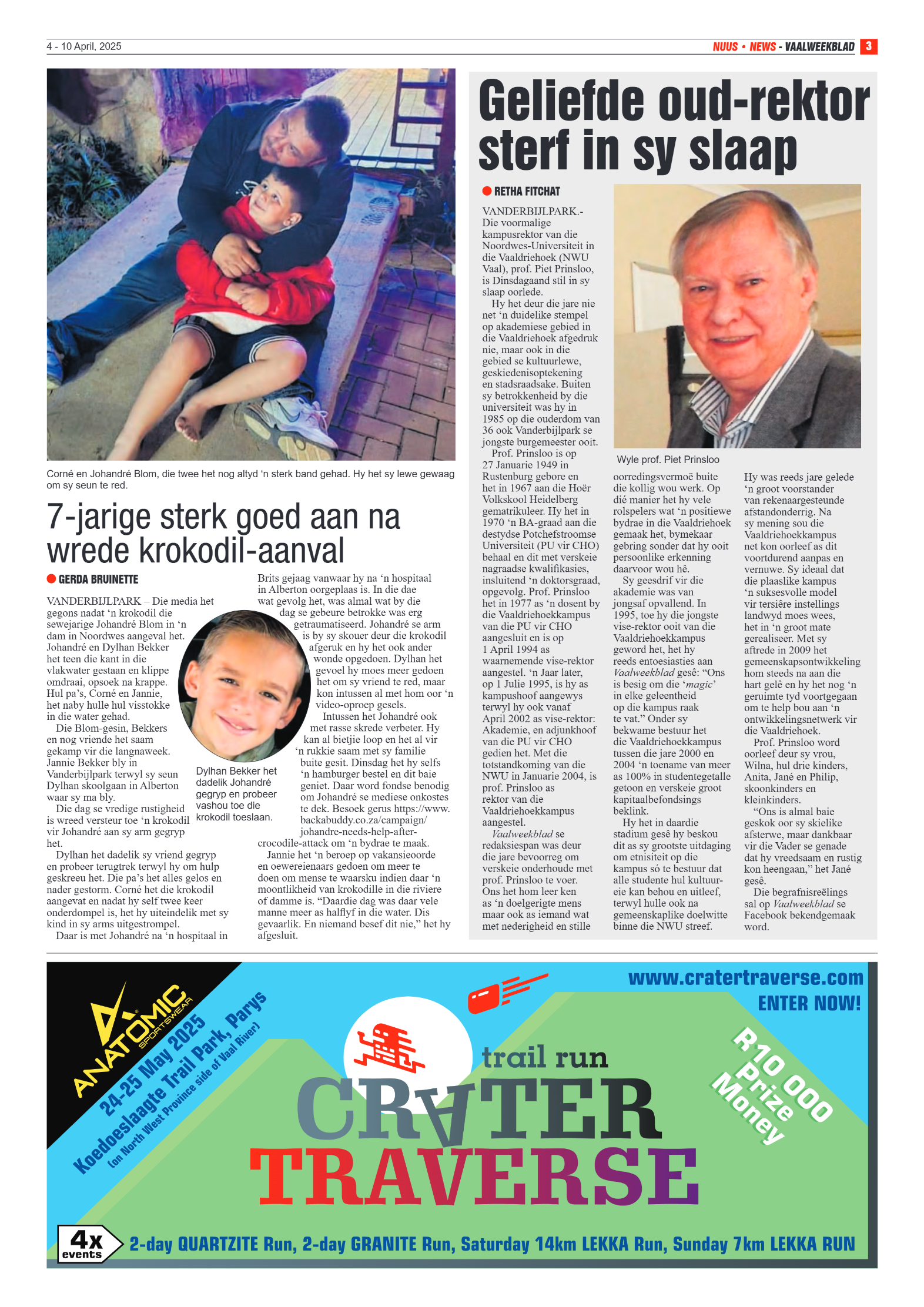 Vaalweekblad 4 – 10 April, 2025 page 3