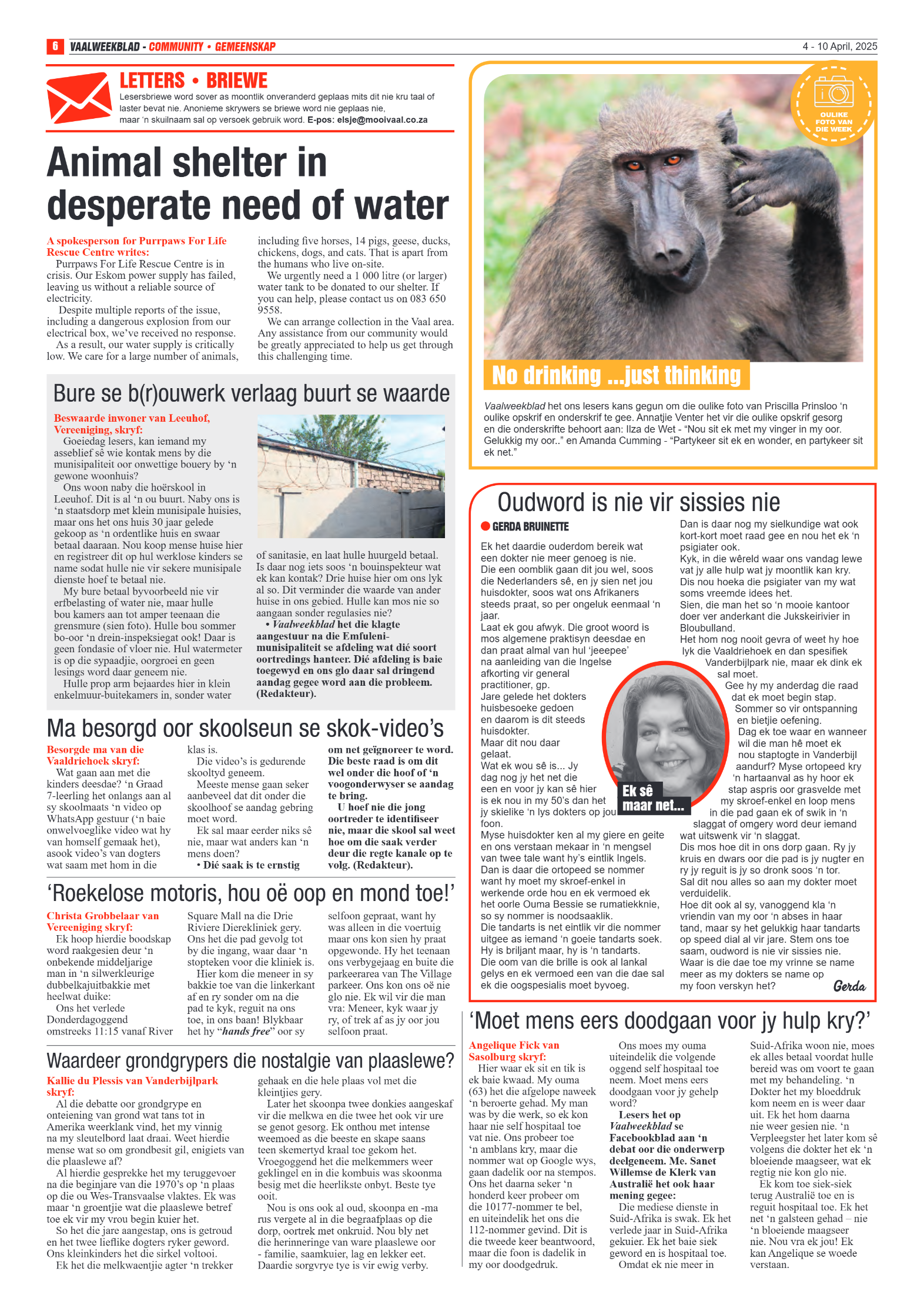 Vaalweekblad 4 – 10 April, 2025 page 6
