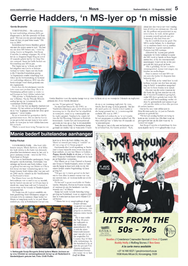 Vaalweekblad, 4 – 10 Augustus, 2023 page 5