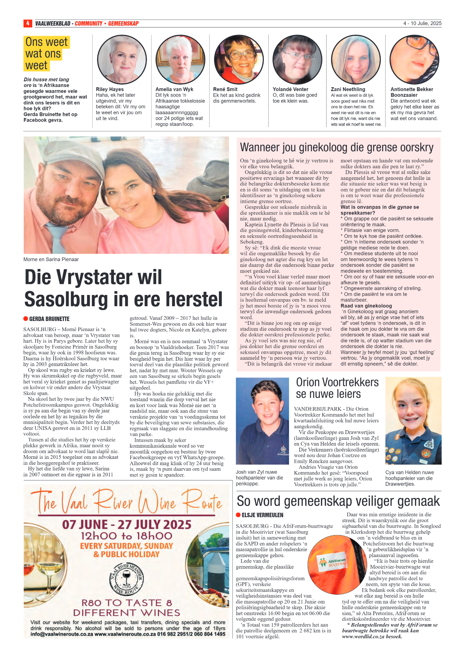 Vaalweekblad 4 – 10 Julie, 2025 page 4