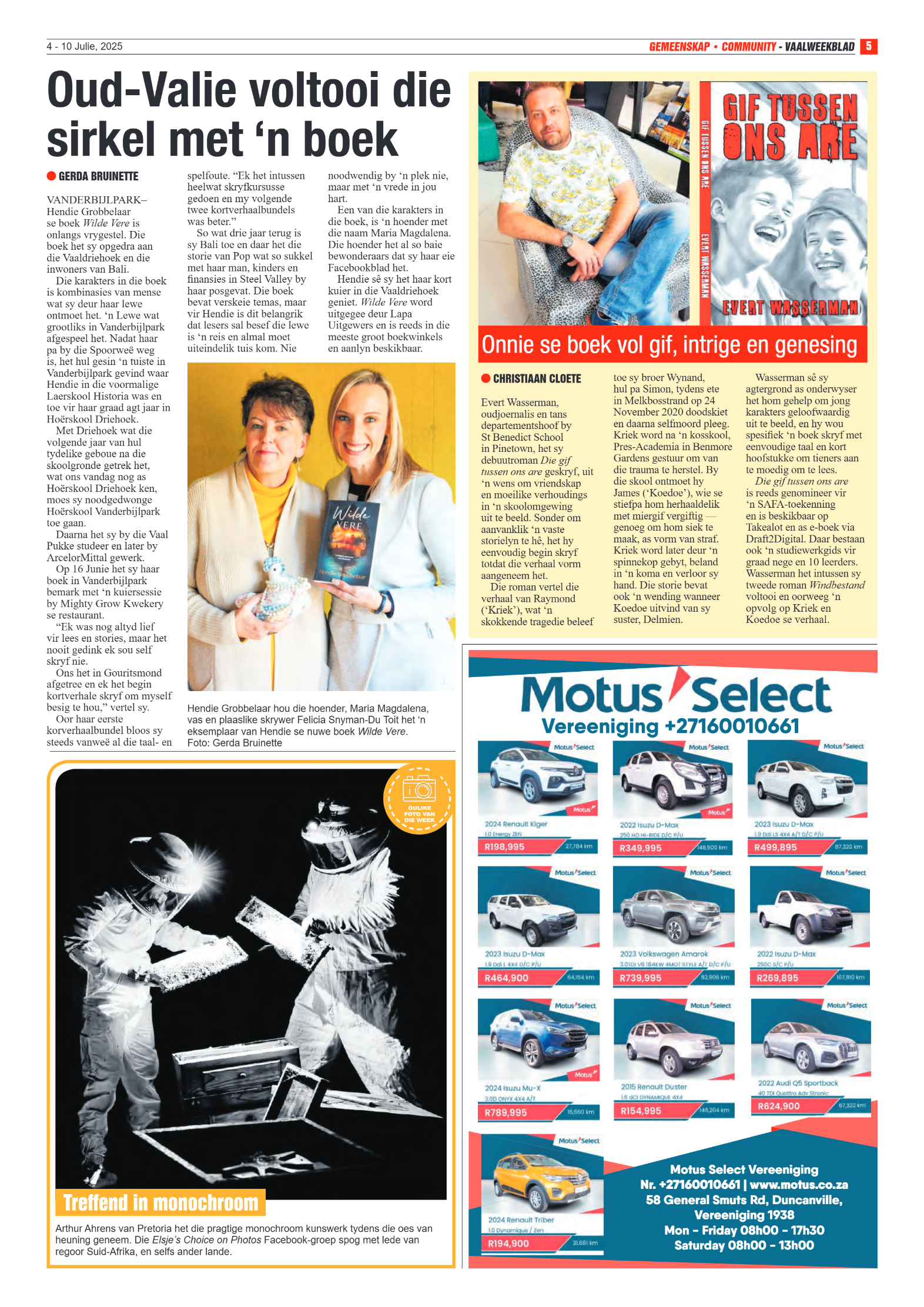 Vaalweekblad 4 – 10 Julie, 2025 page 5