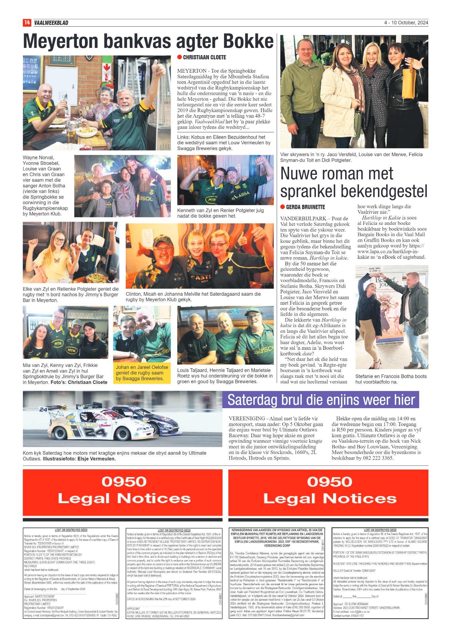 Vaalweekblad – 4 – 10 October, 2024 page 14