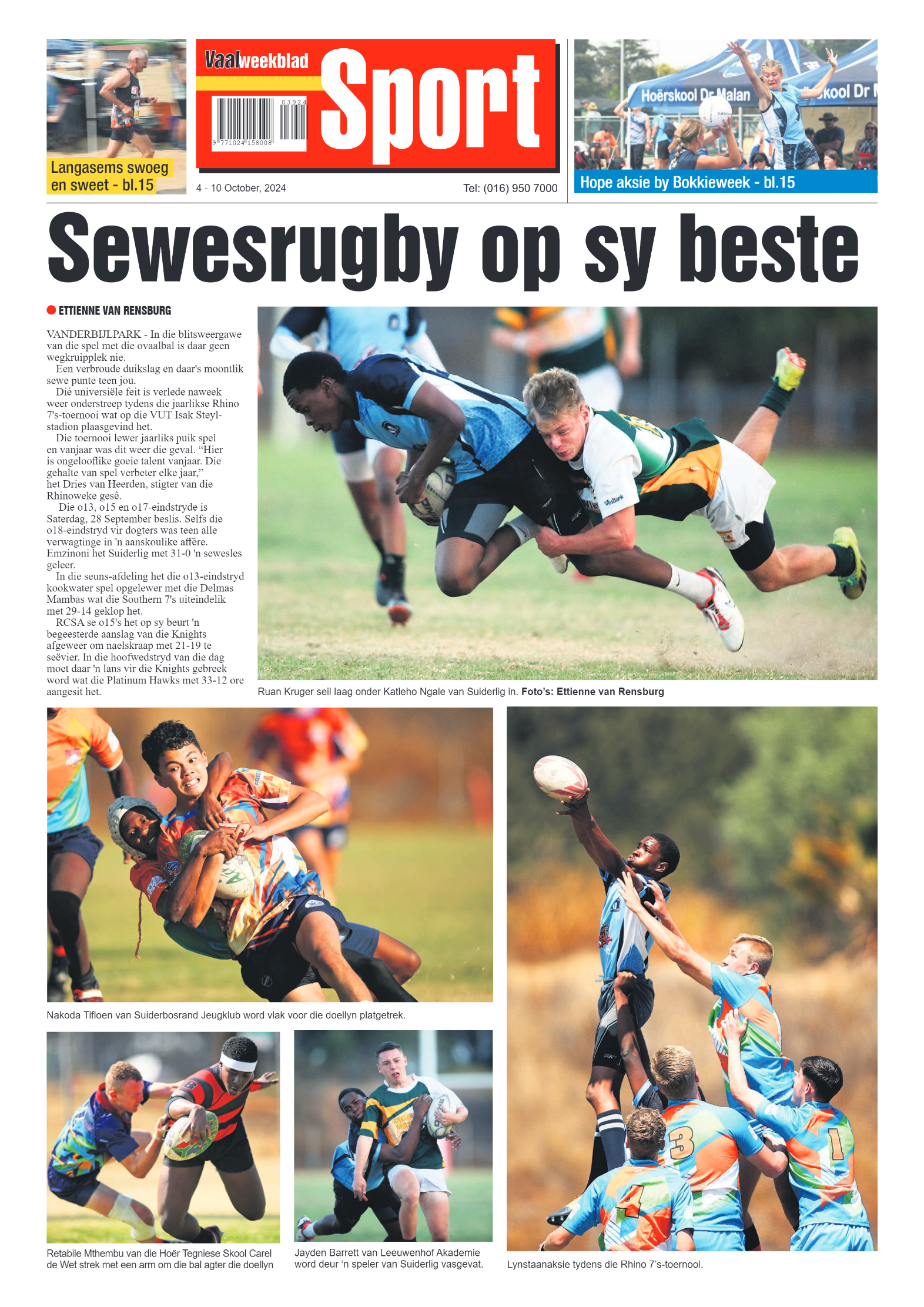 Vaalweekblad – 4 – 10 October, 2024 page 16
