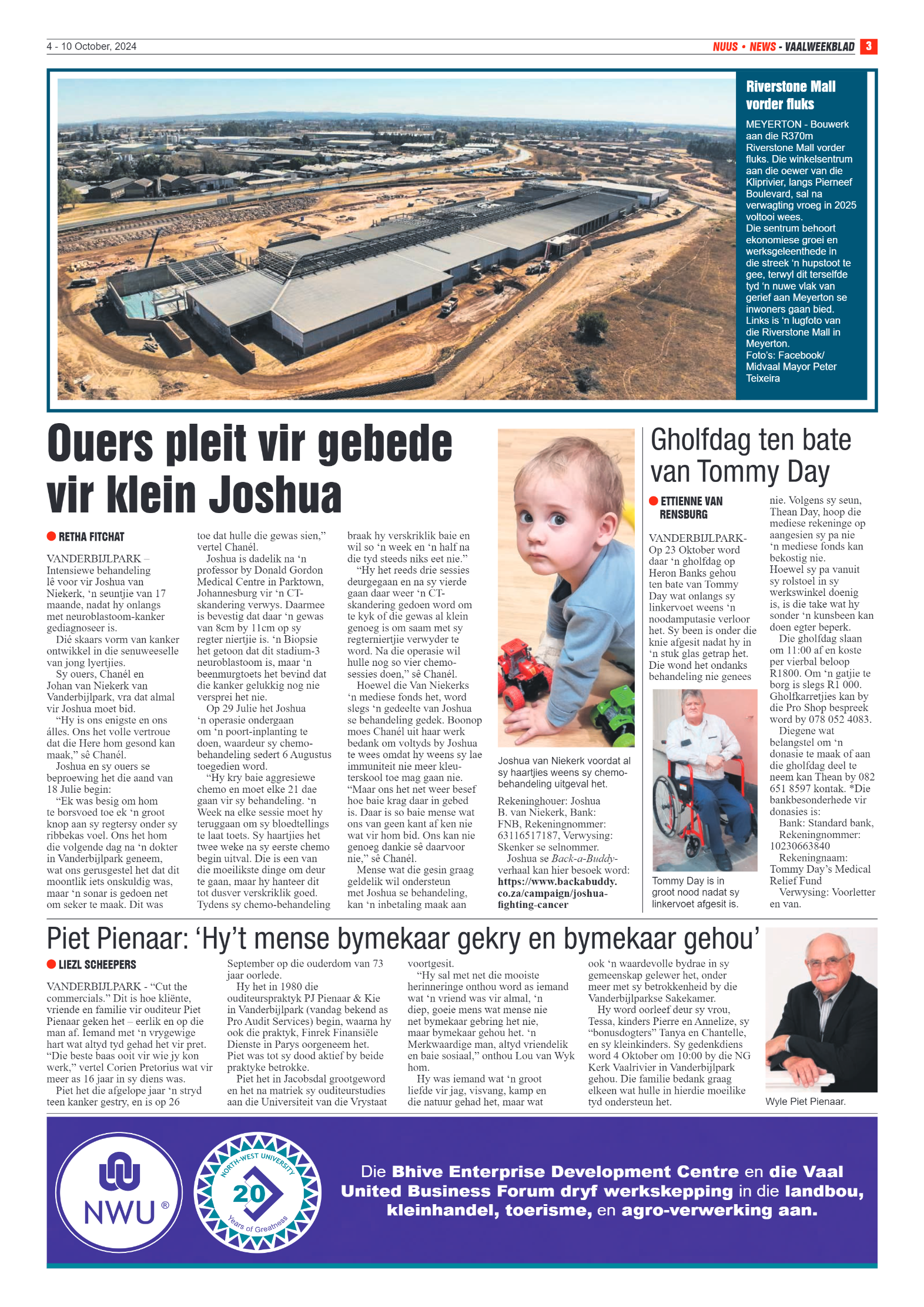 Vaalweekblad – 4 – 10 October, 2024 page 3