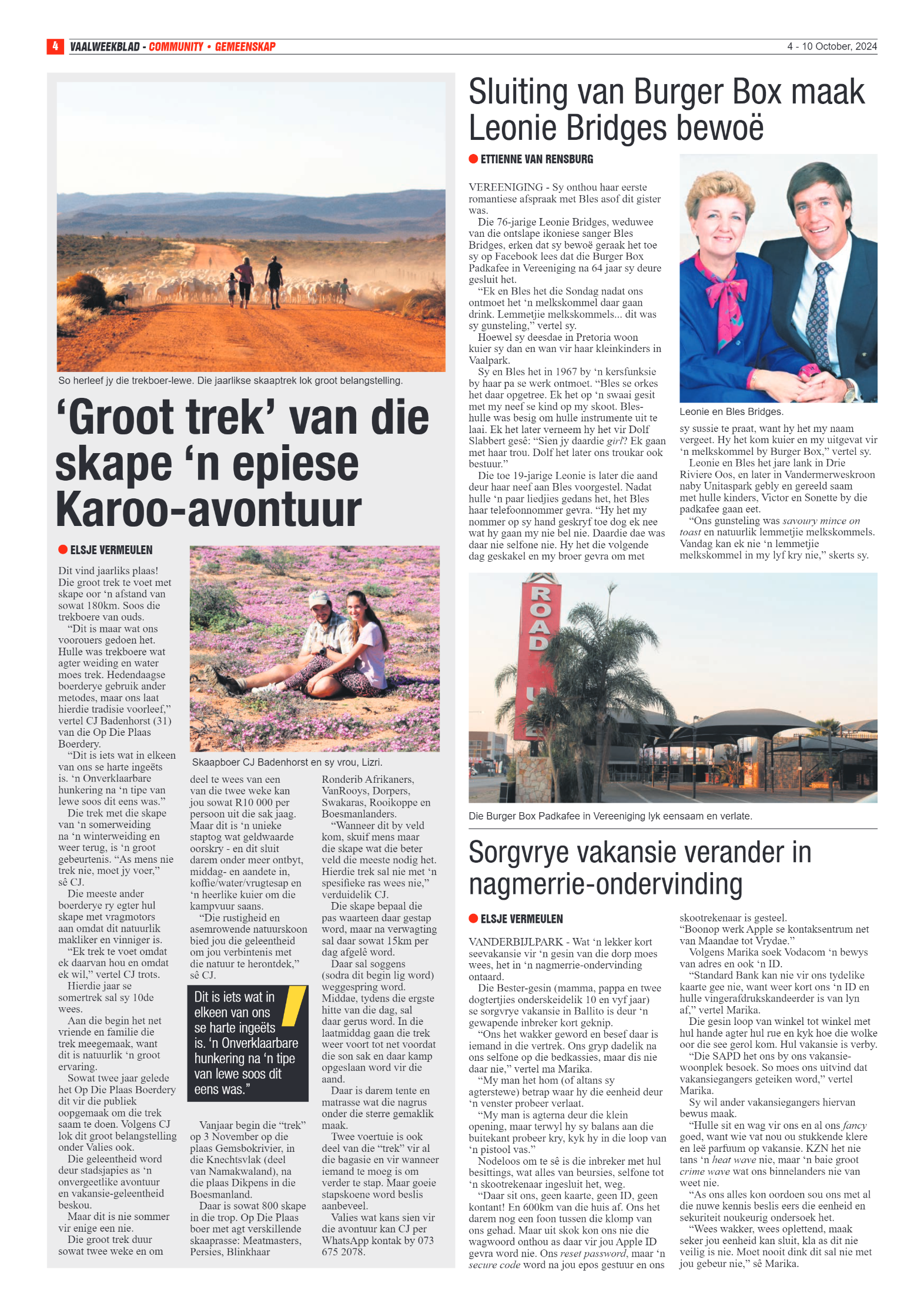 Vaalweekblad – 4 – 10 October, 2024 page 4