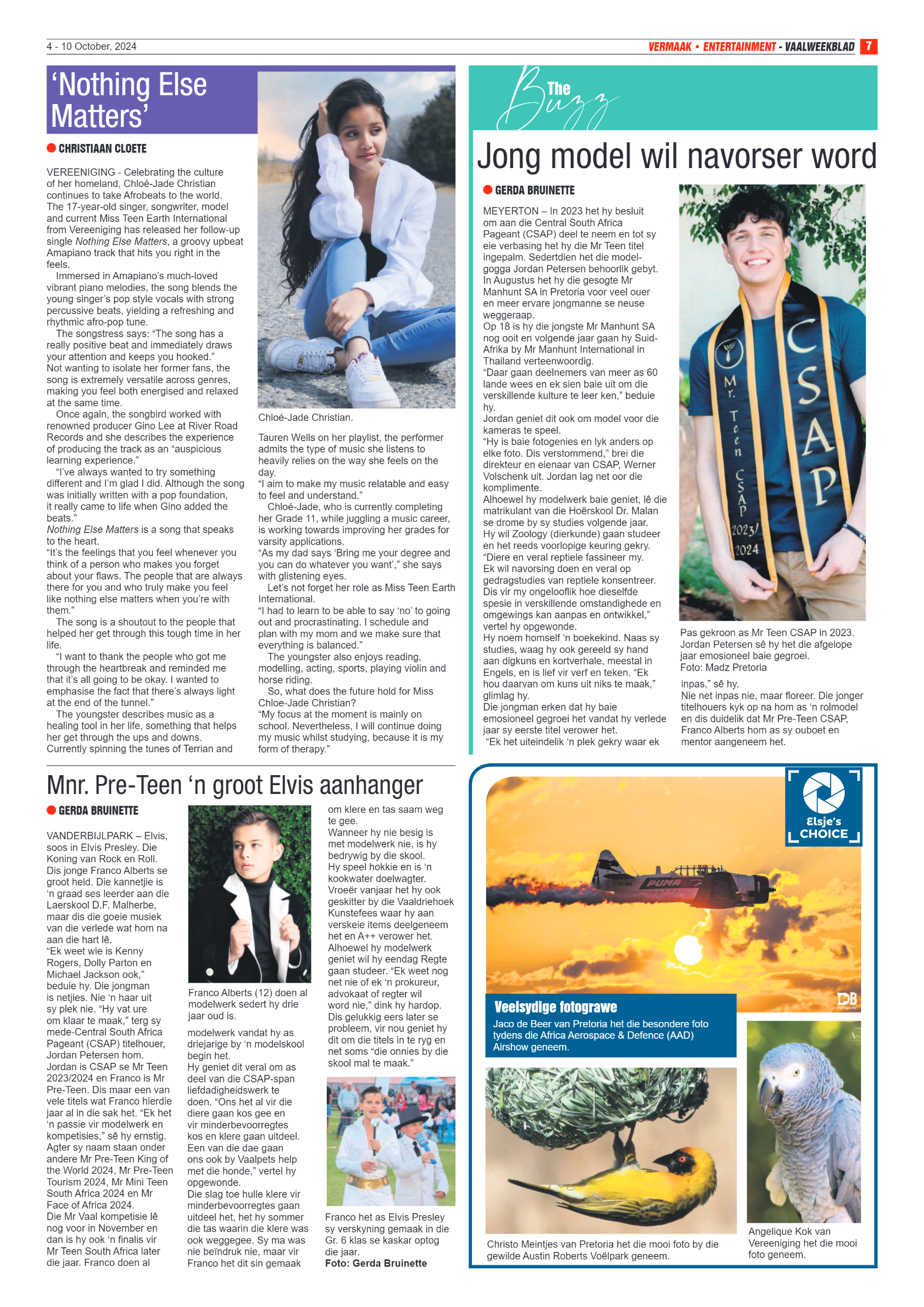 Vaalweekblad – 4 – 10 October, 2024 page 7
