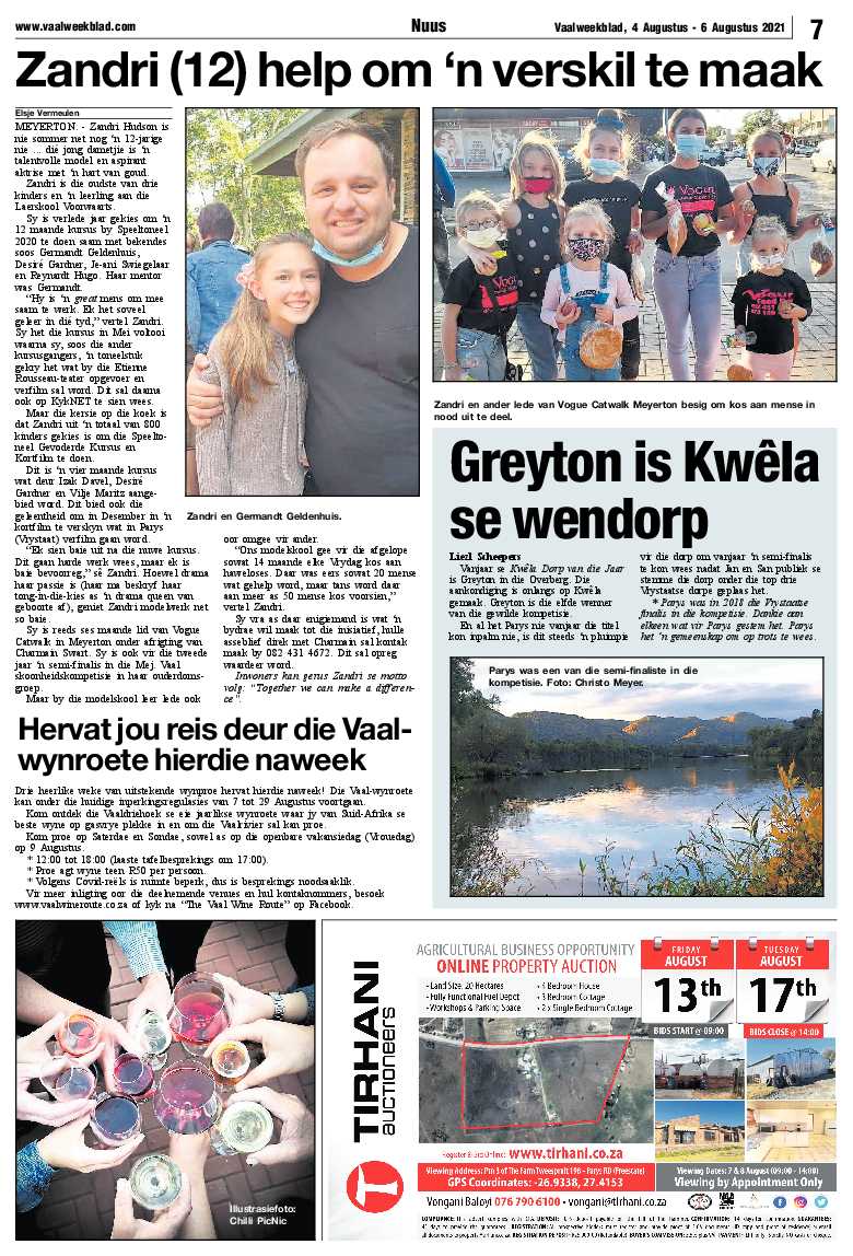 Vaalweekblad 4 Augustus – 6 Augustus 2021 page 7