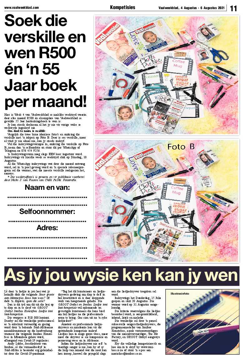 Vaalweekblad 4 Augustus – 6 Augustus 2021 page 9