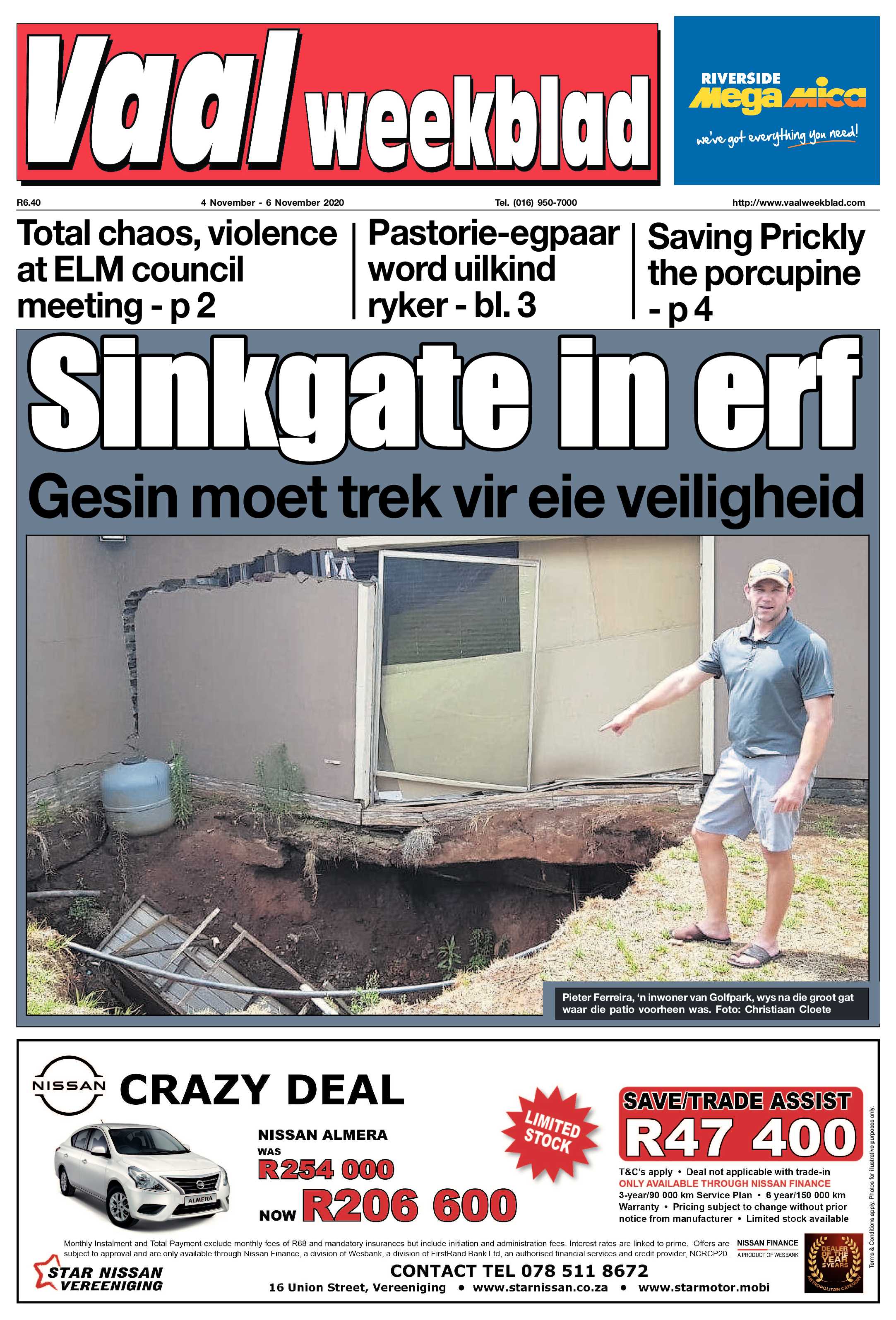 Vaalweekblad 4 November – 6 November 2020 page 1