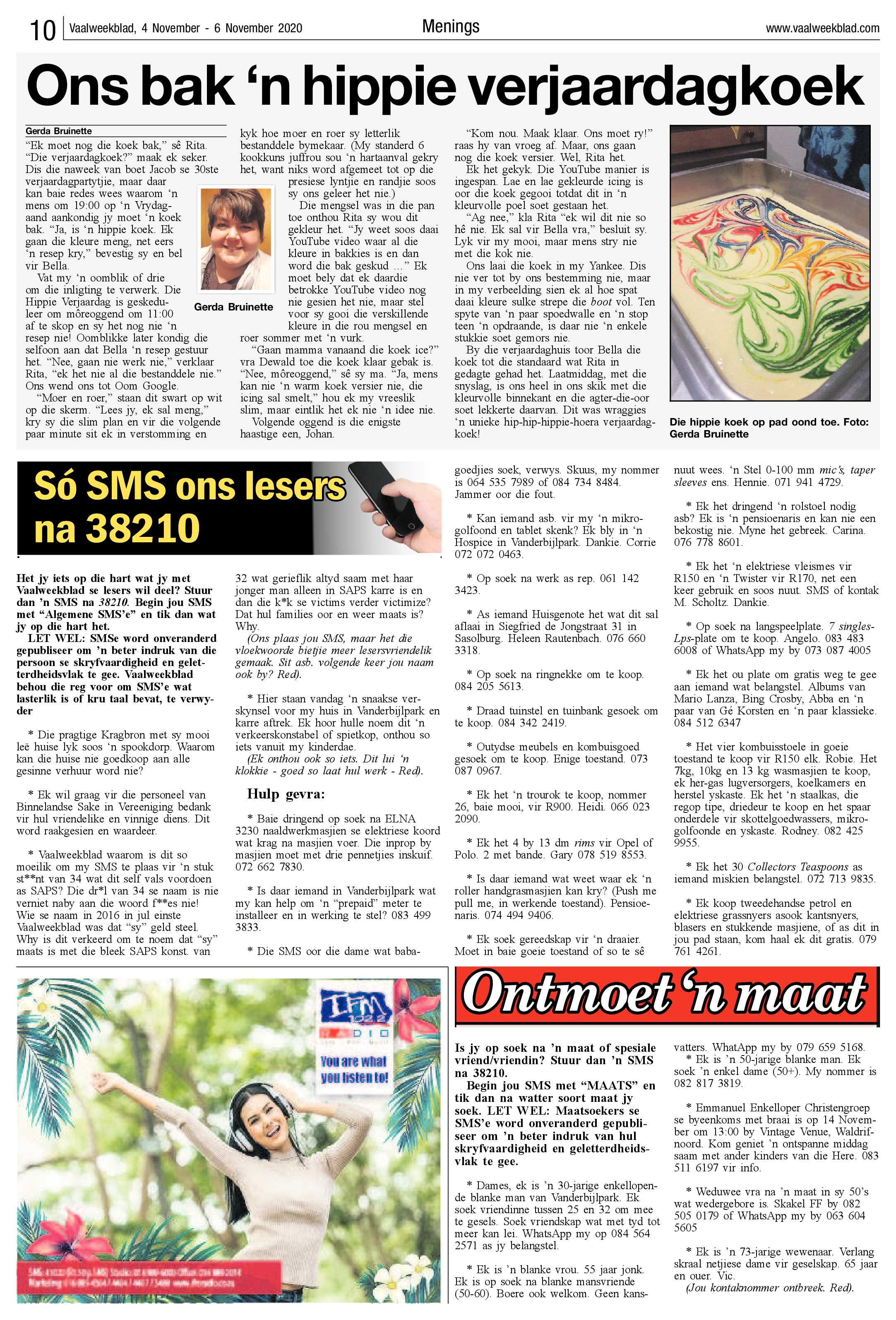 Vaalweekblad 4 November – 6 November 2020 page 10