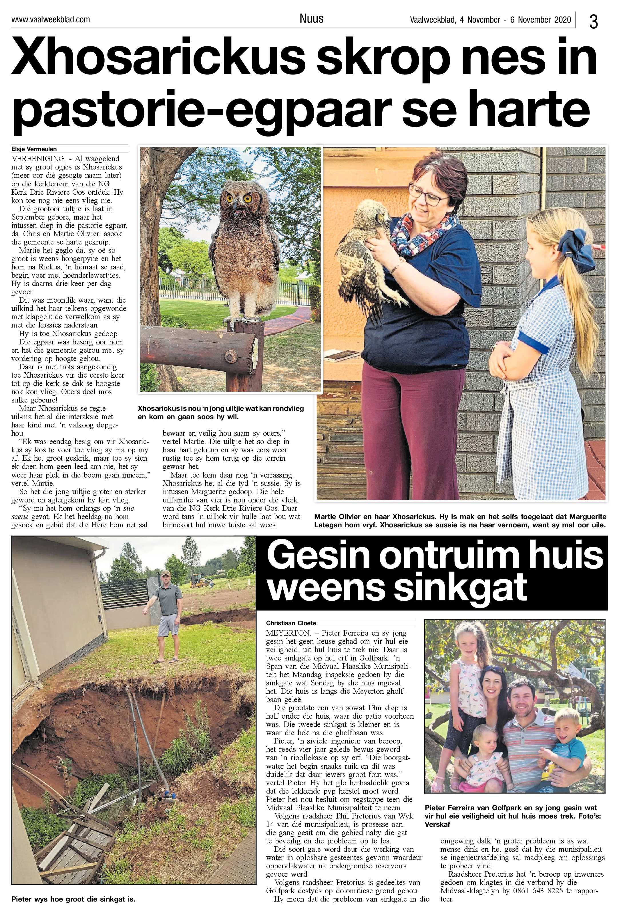 Vaalweekblad 4 November – 6 November 2020 page 3
