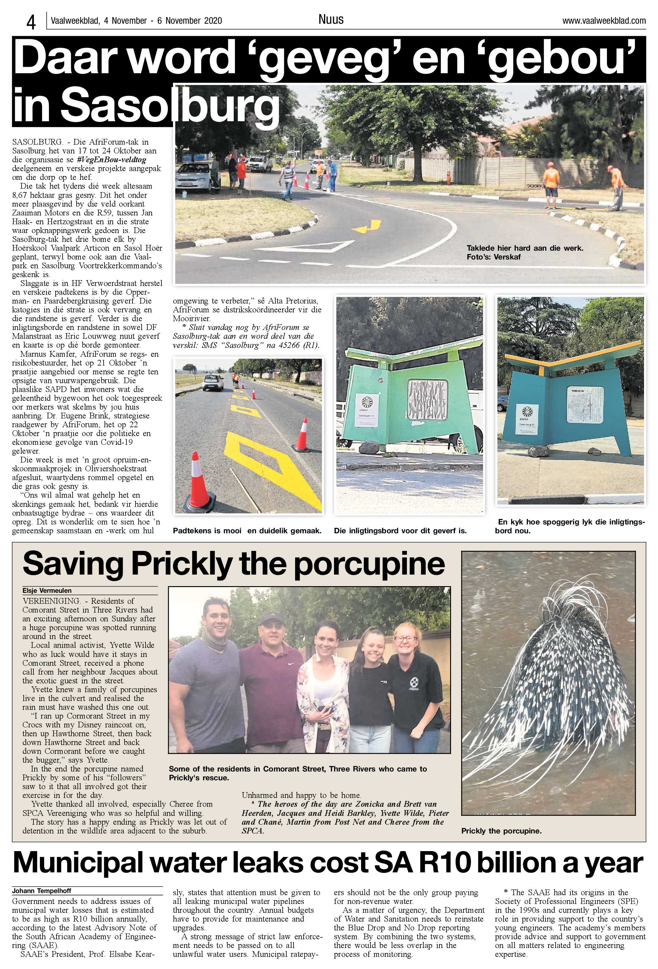 Vaalweekblad 4 November – 6 November 2020 page 4