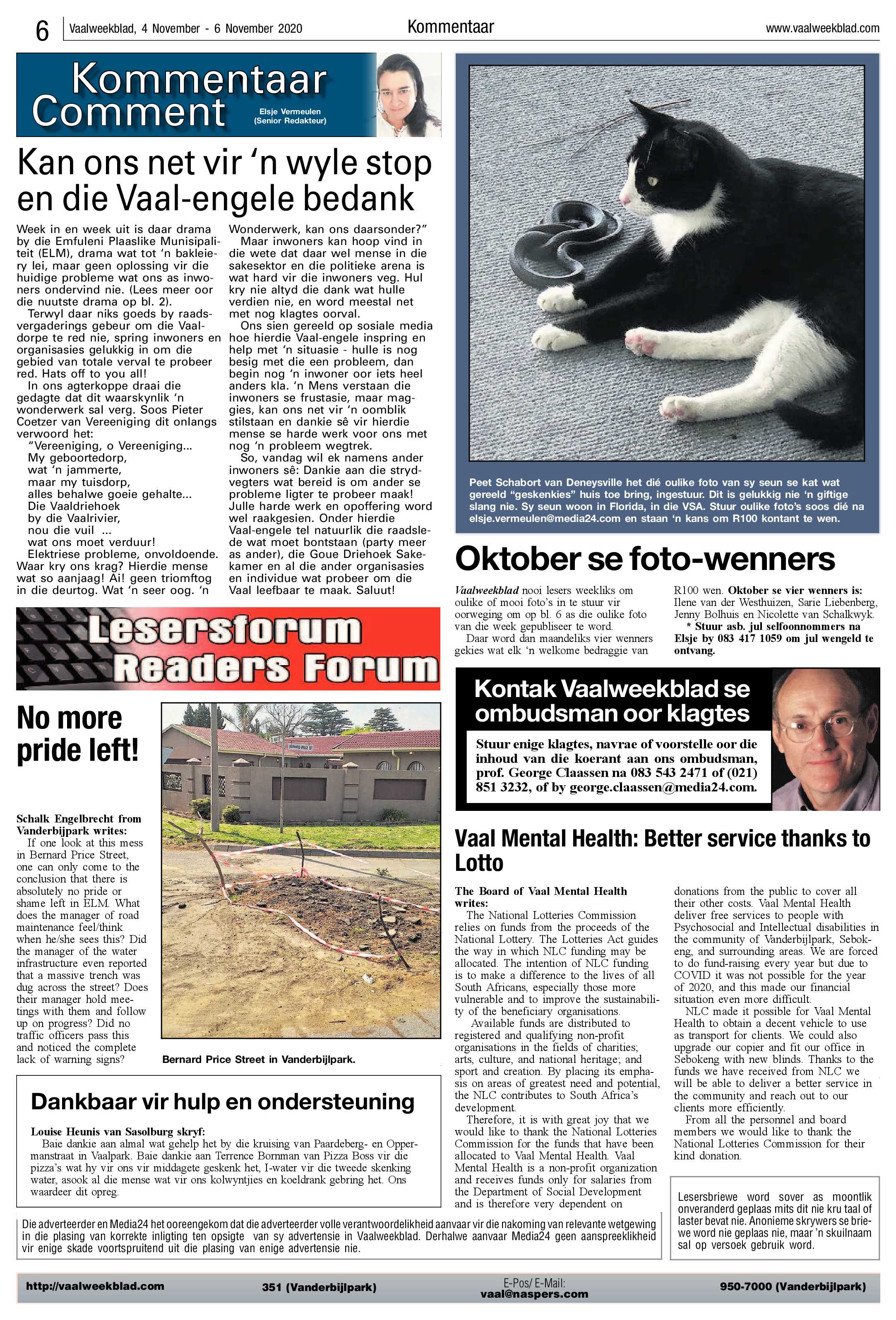 Vaalweekblad 4 November – 6 November 2020 page 6