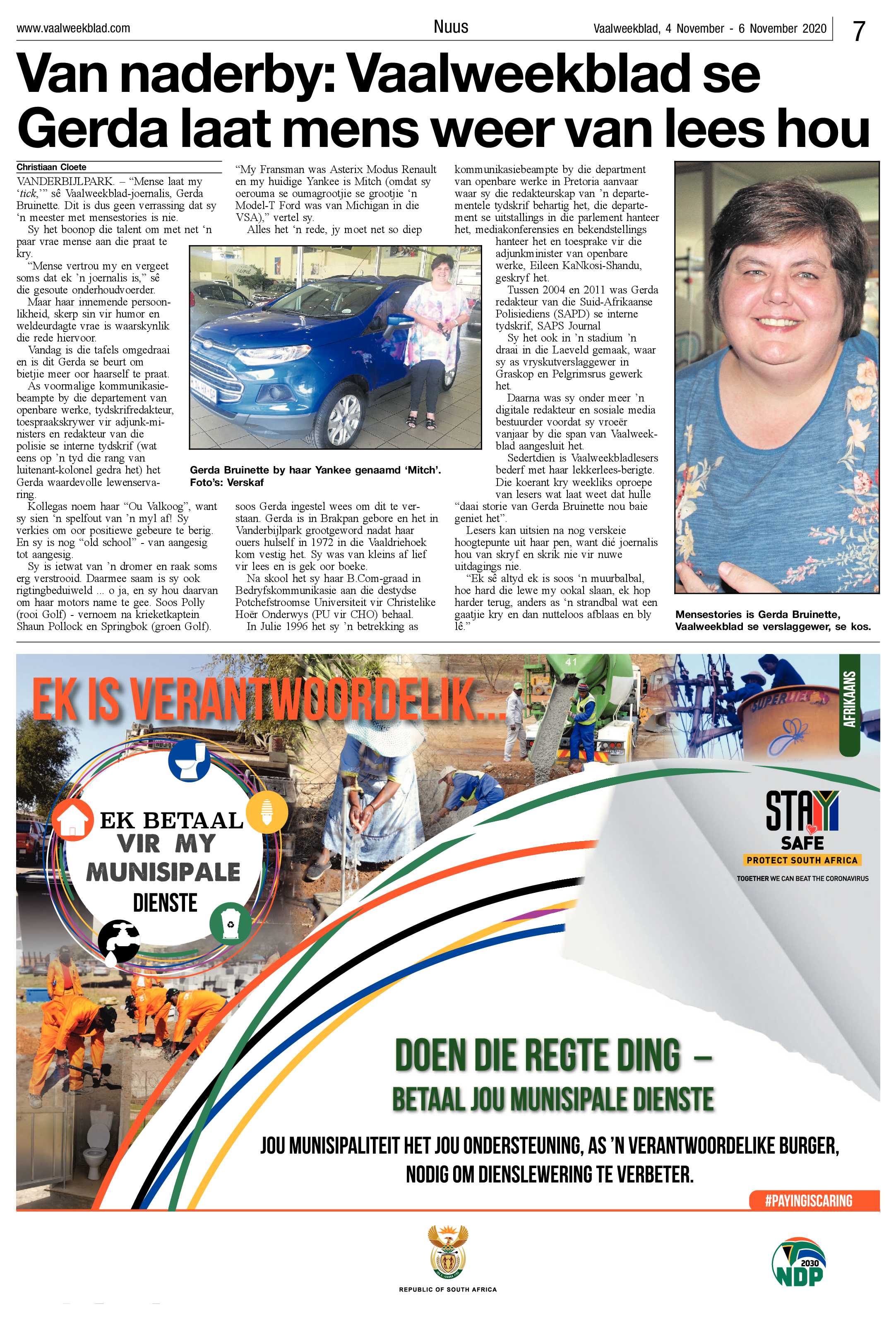 Vaalweekblad 4 November – 6 November 2020 page 7