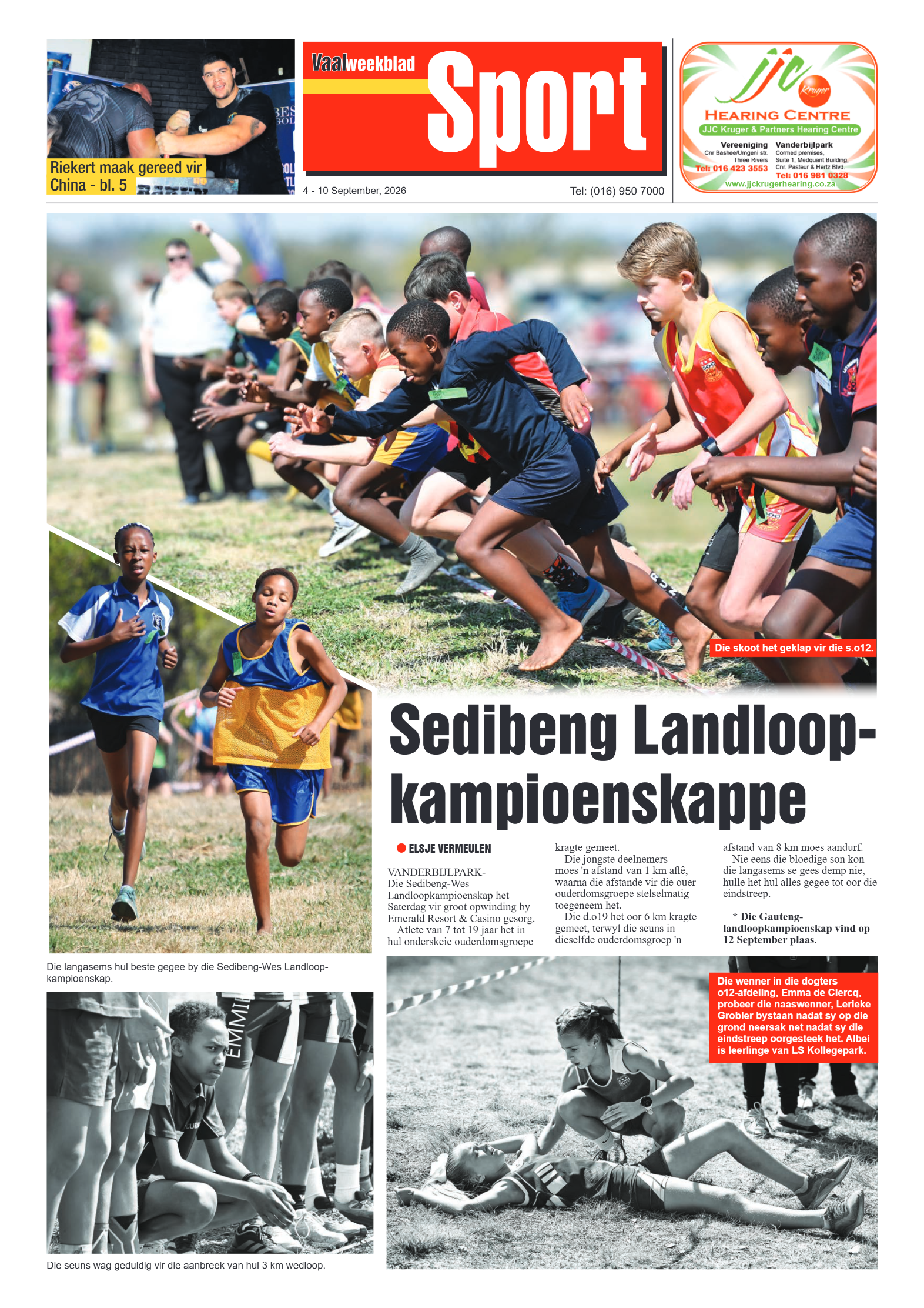 Vaalweekblad – 4 September 2026 page 12