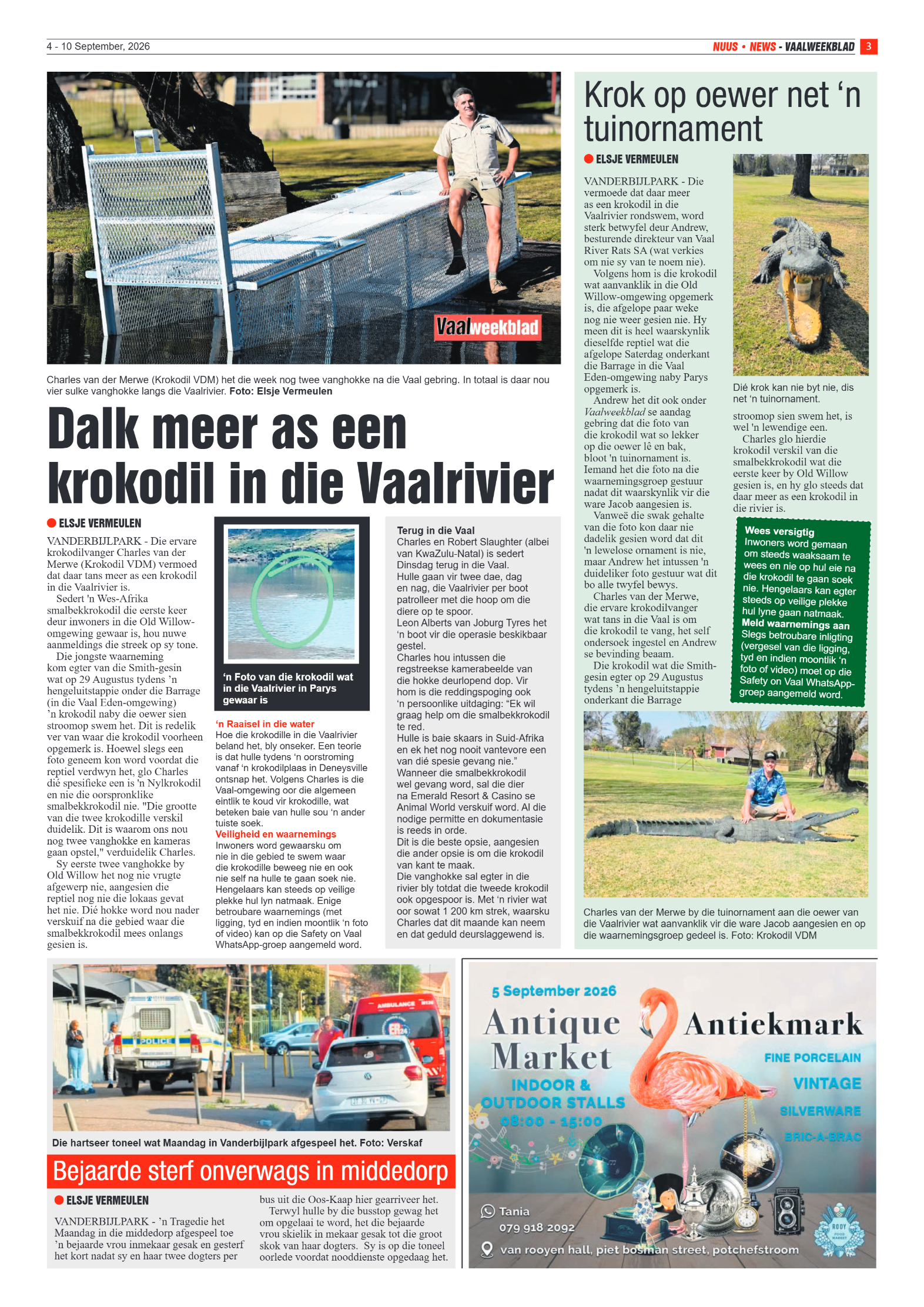 Vaalweekblad – 4 September 2026 page 3