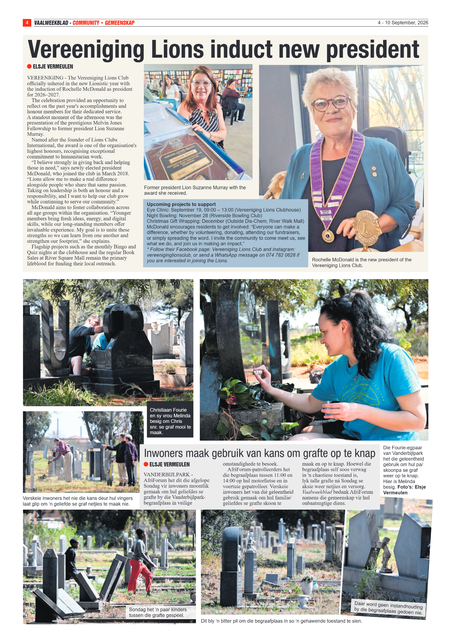 Vaalweekblad – 4 September 2026 page 4