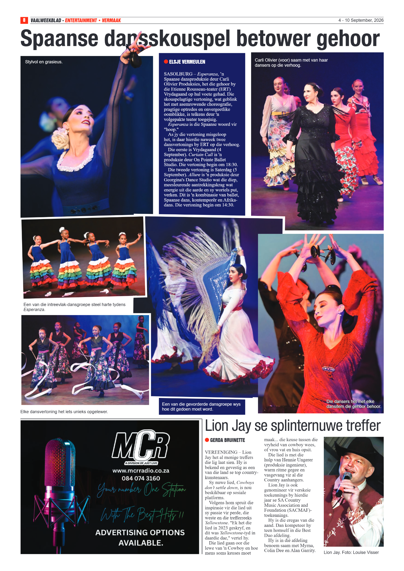 Vaalweekblad – 4 September 2026 page 8