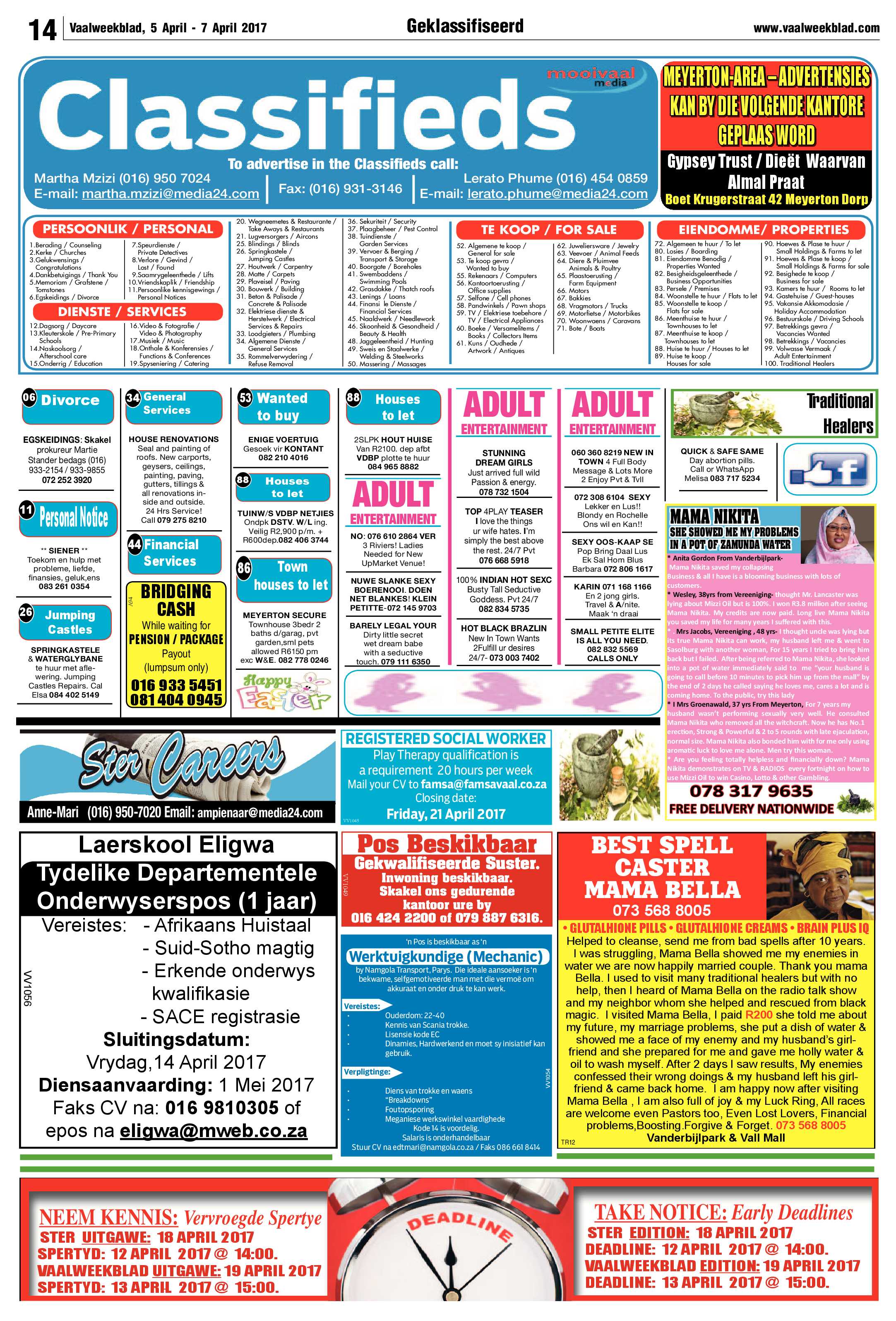 Vaalweekblad 5 – 7 April 2017 page 14
