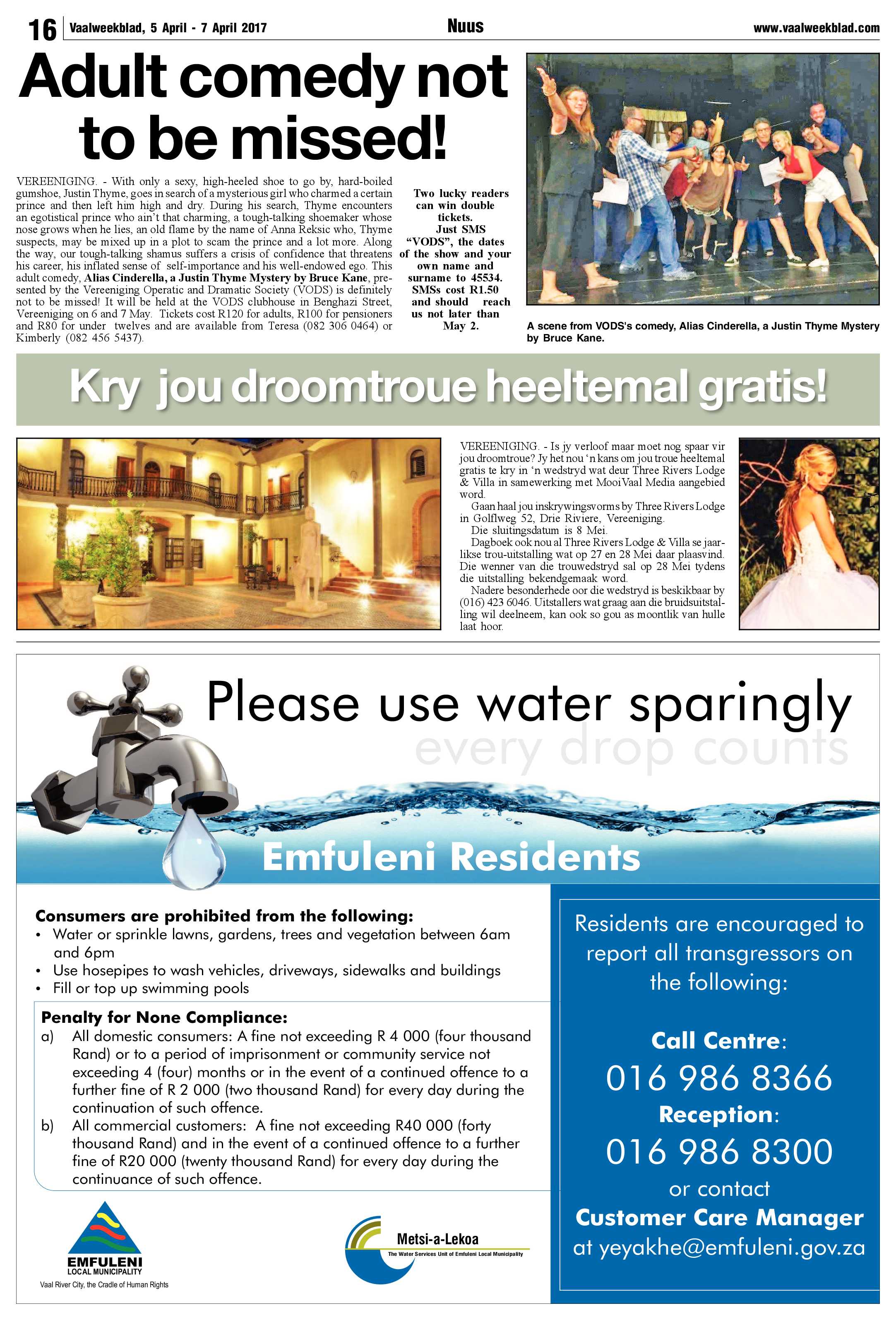Vaalweekblad 5 – 7 April 2017 page 16