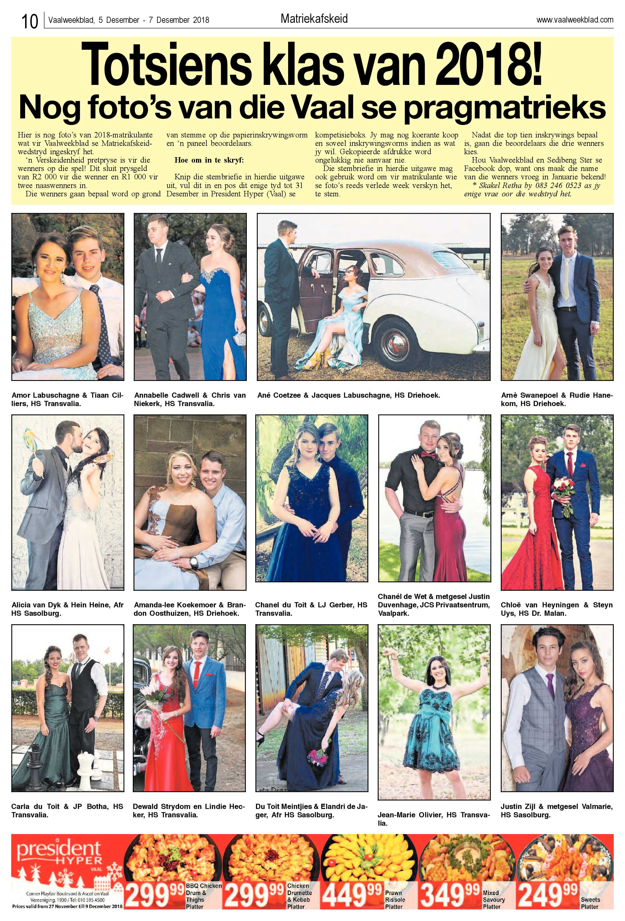 Vaalweekblad 5 – 7 Desember 2018 page 10