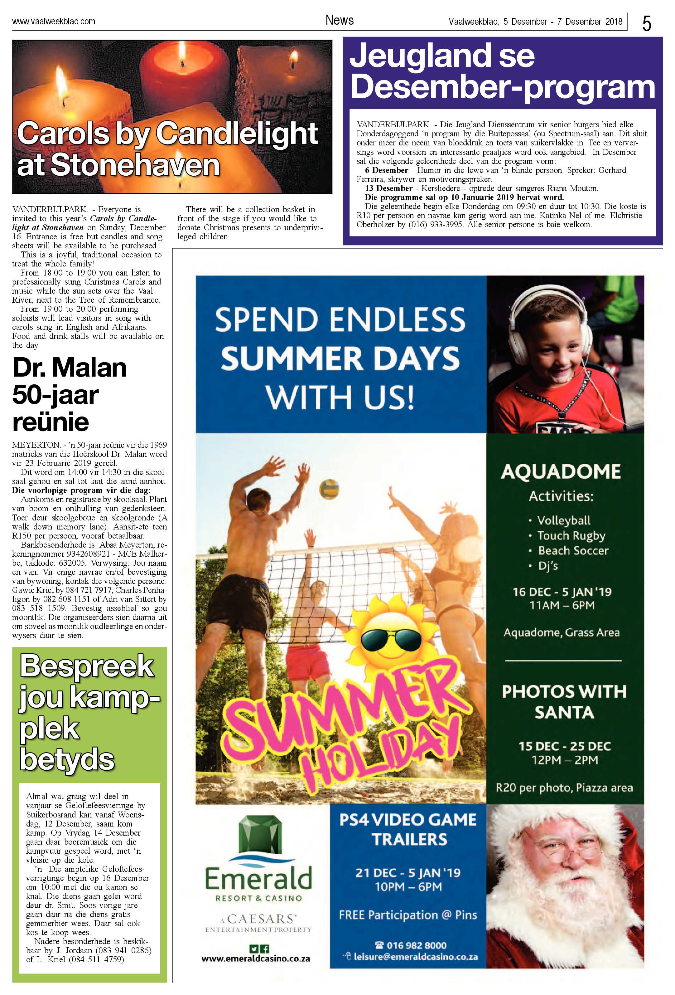 Vaalweekblad 5 – 7 Desember 2018 page 5