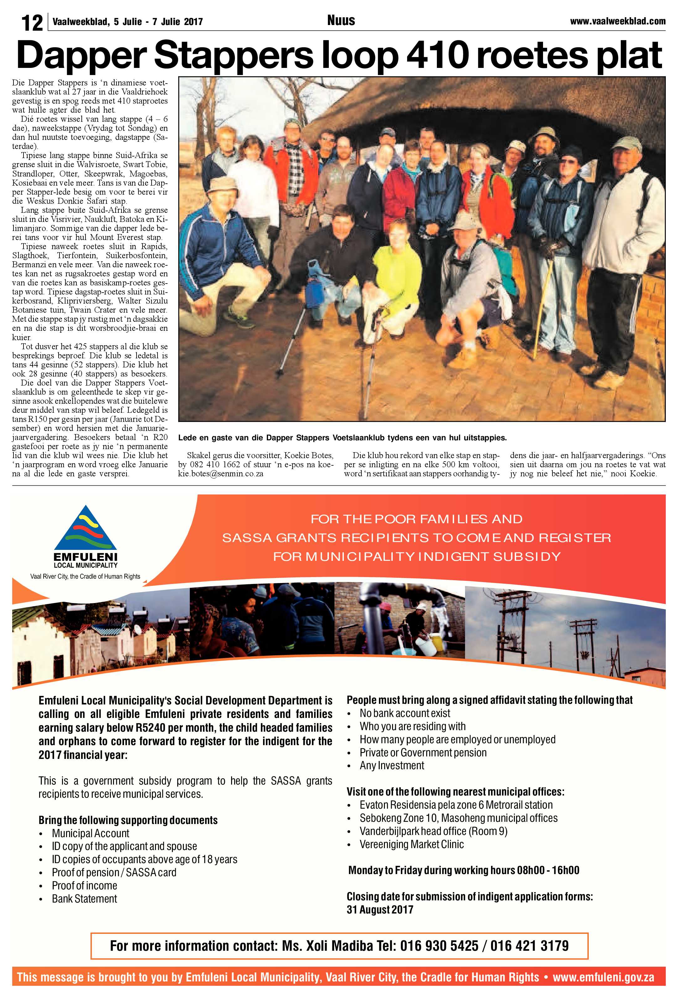 Vaalweekblad 5 – 7 Julie 2017 page 12