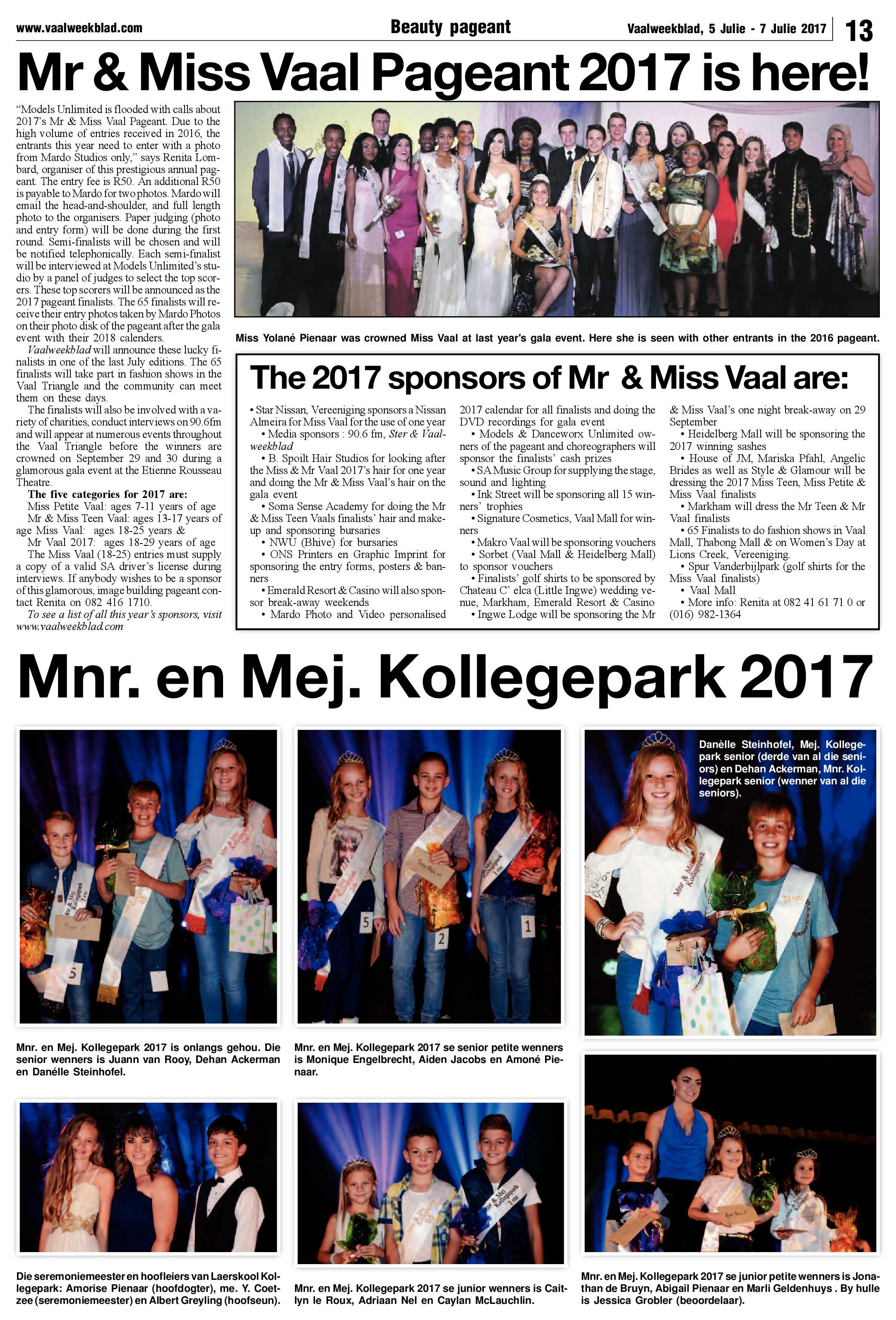 Vaalweekblad 5 – 7 Julie 2017 page 13