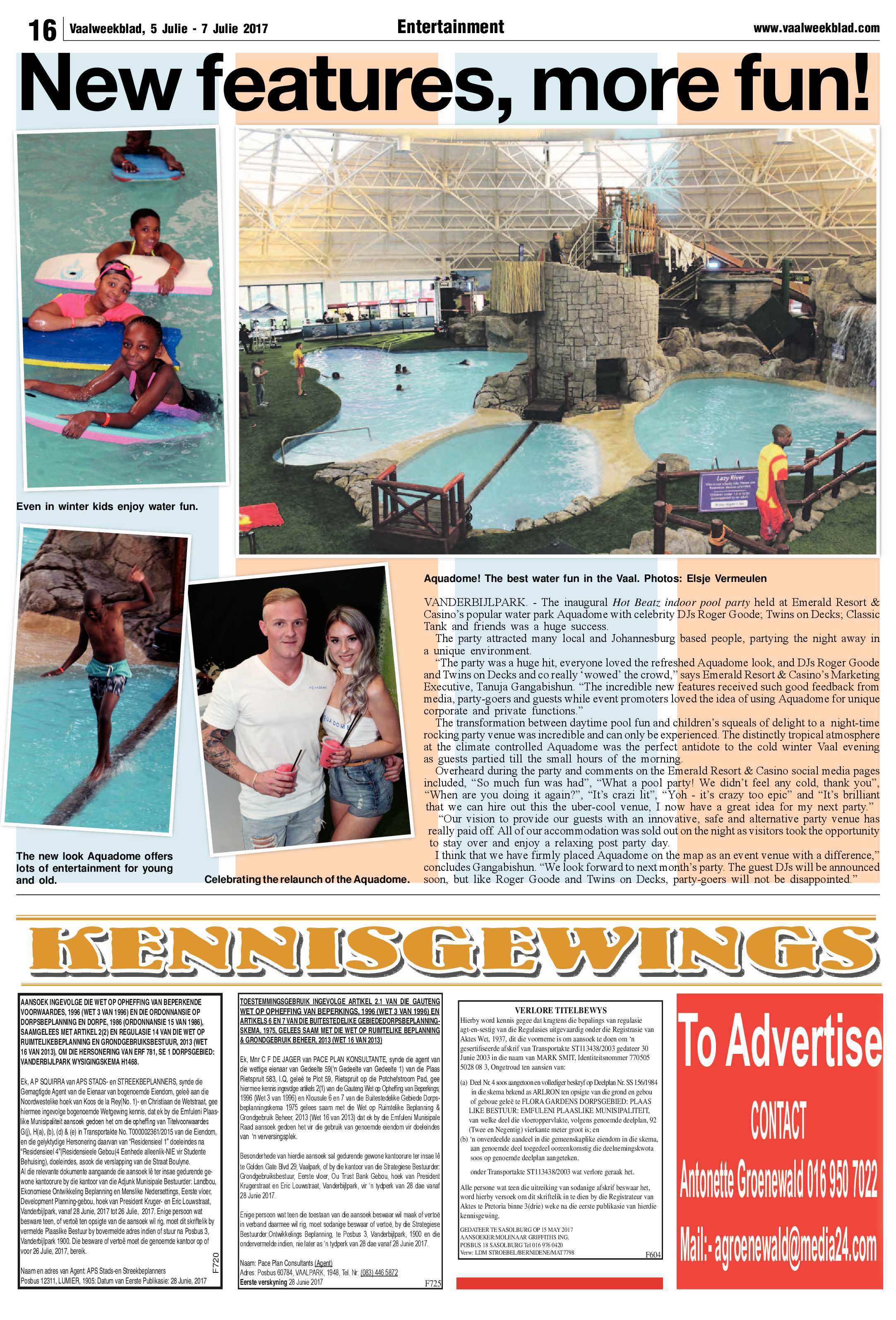 Vaalweekblad 5 – 7 Julie 2017 page 16