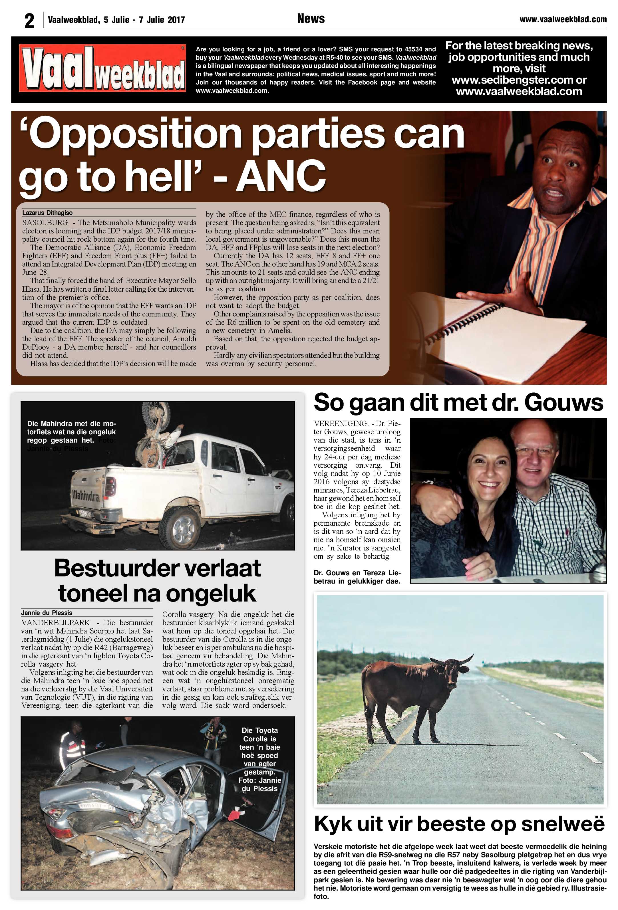 Vaalweekblad 5 – 7 Julie 2017 page 2