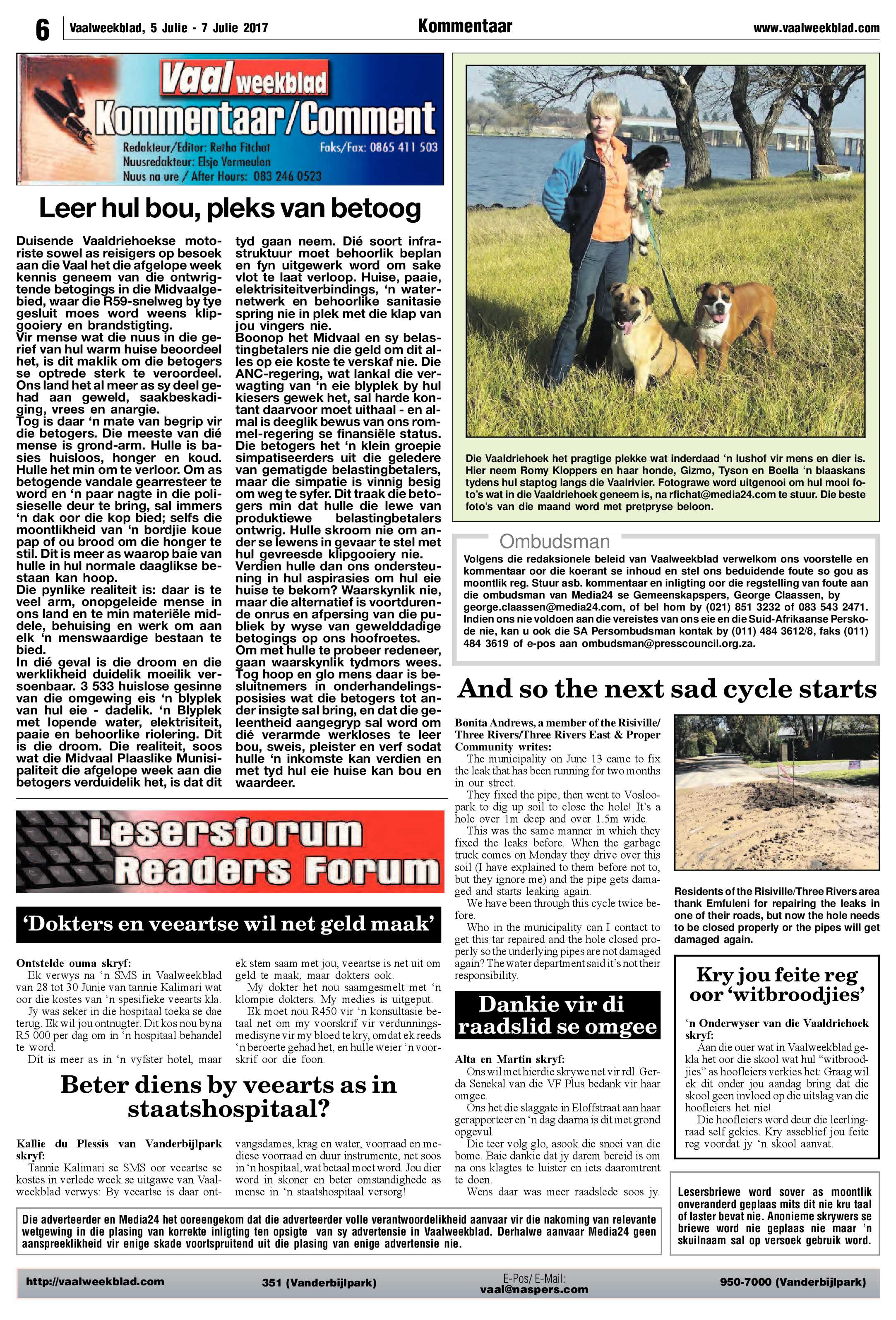 Vaalweekblad 5 – 7 Julie 2017 page 6