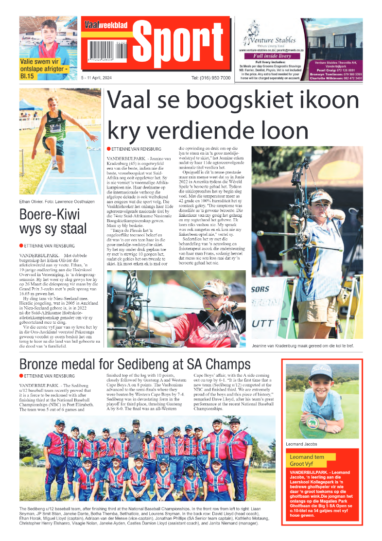 Vaalweekblad 5 – 11 April, 2024 page 16