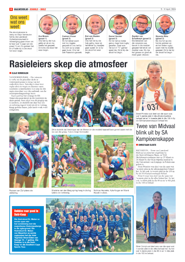 Vaalweekblad 5 – 11 April, 2024 page 8