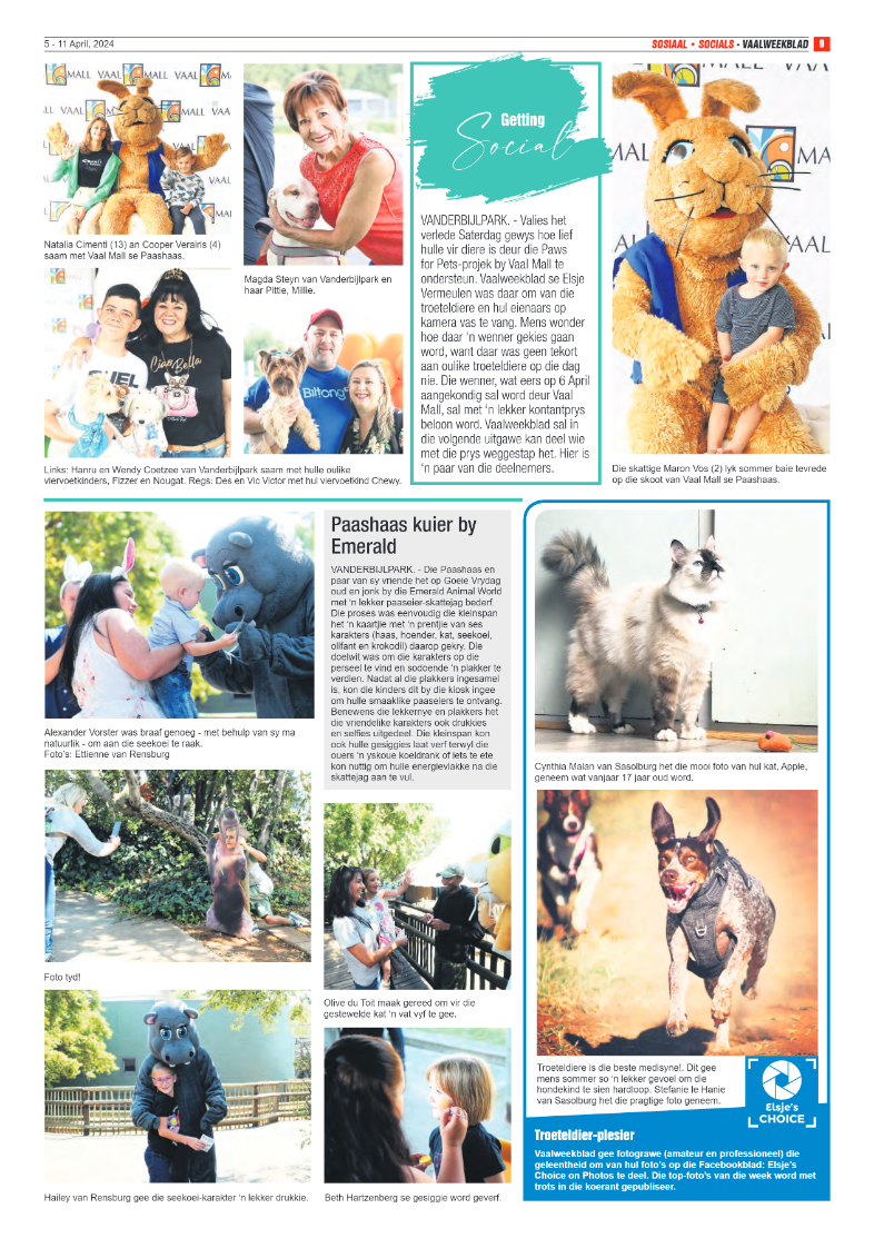 Vaalweekblad 5 – 11 April, 2024 page 9