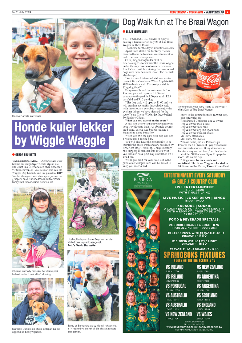 Vaalweekblad 5 – 11 July, 2024 page 7