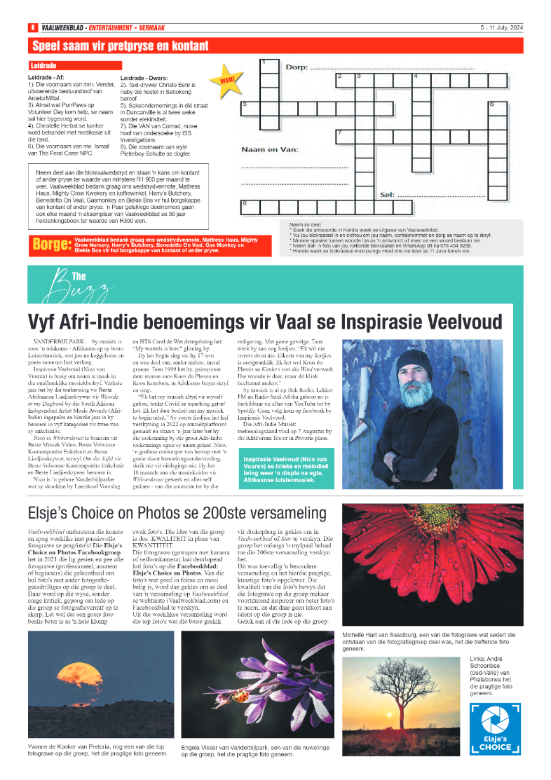 Vaalweekblad 5 – 11 July, 2024 page 8